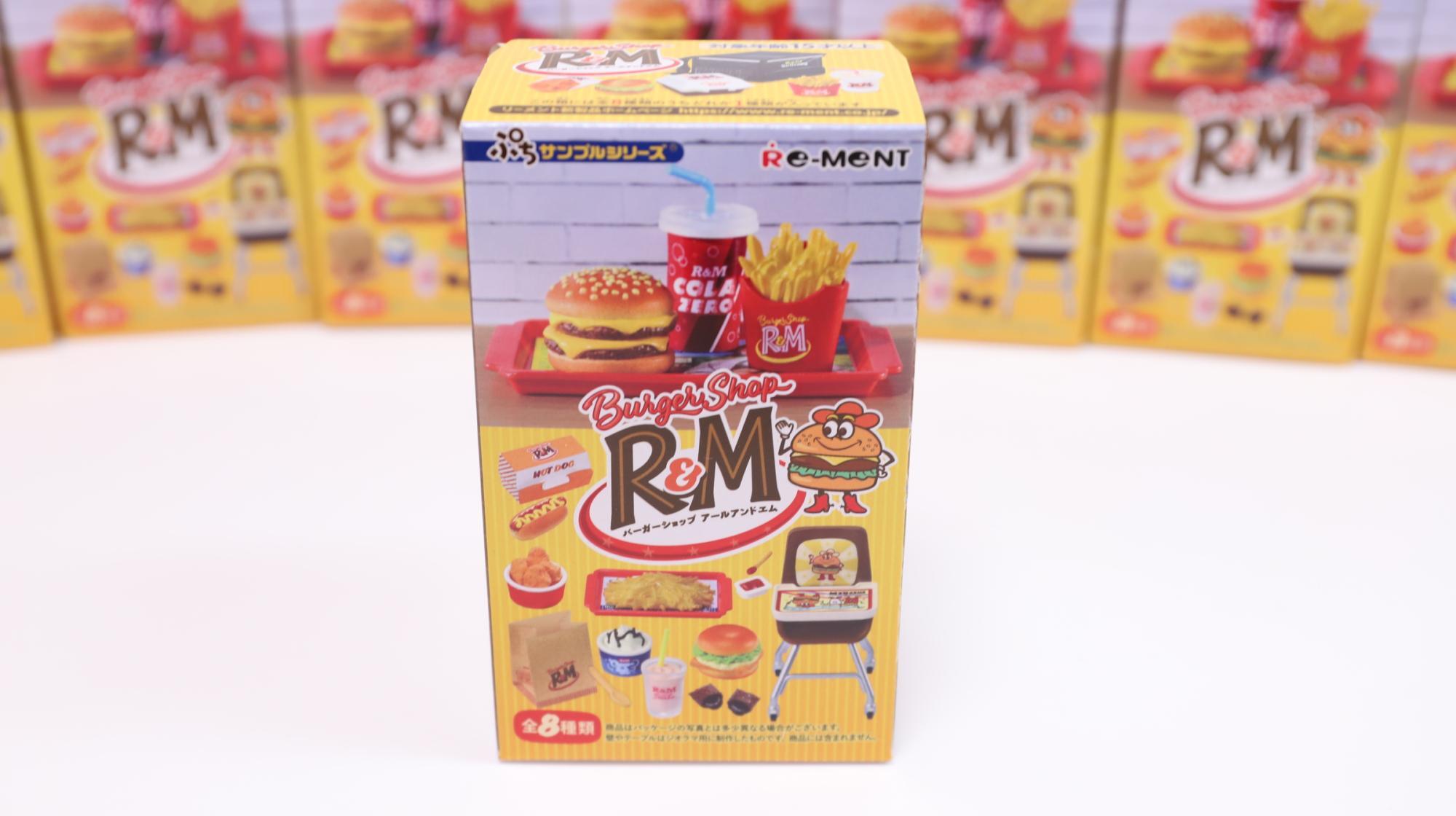 RE-MENTぷちサンプルシリーズ「Burger Shop R&M」　個箱