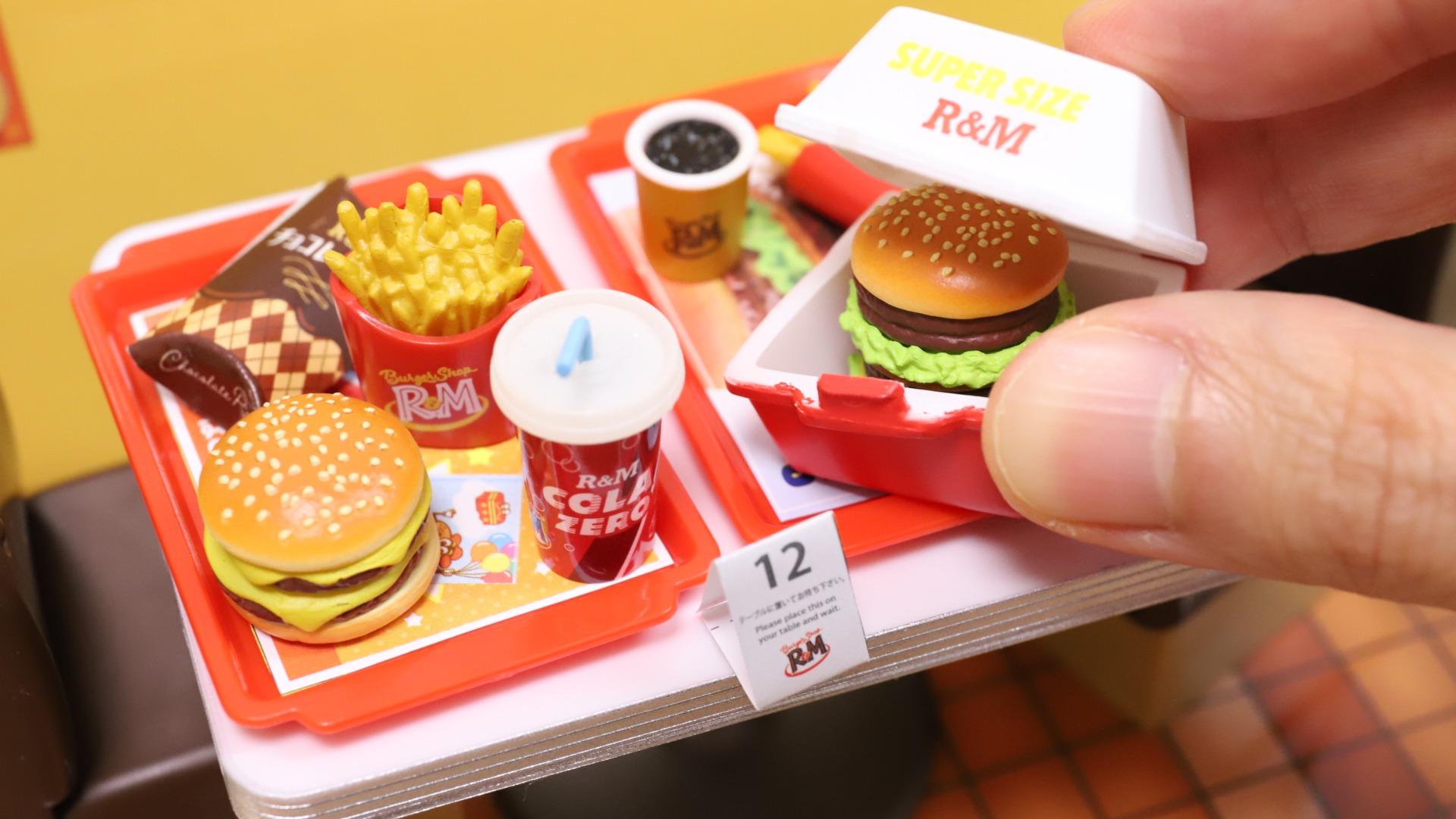 リーメント ぷちバーガー RE-MENT】ぷちサンプルシリーズ新作「Burger Shop R&M」を開封