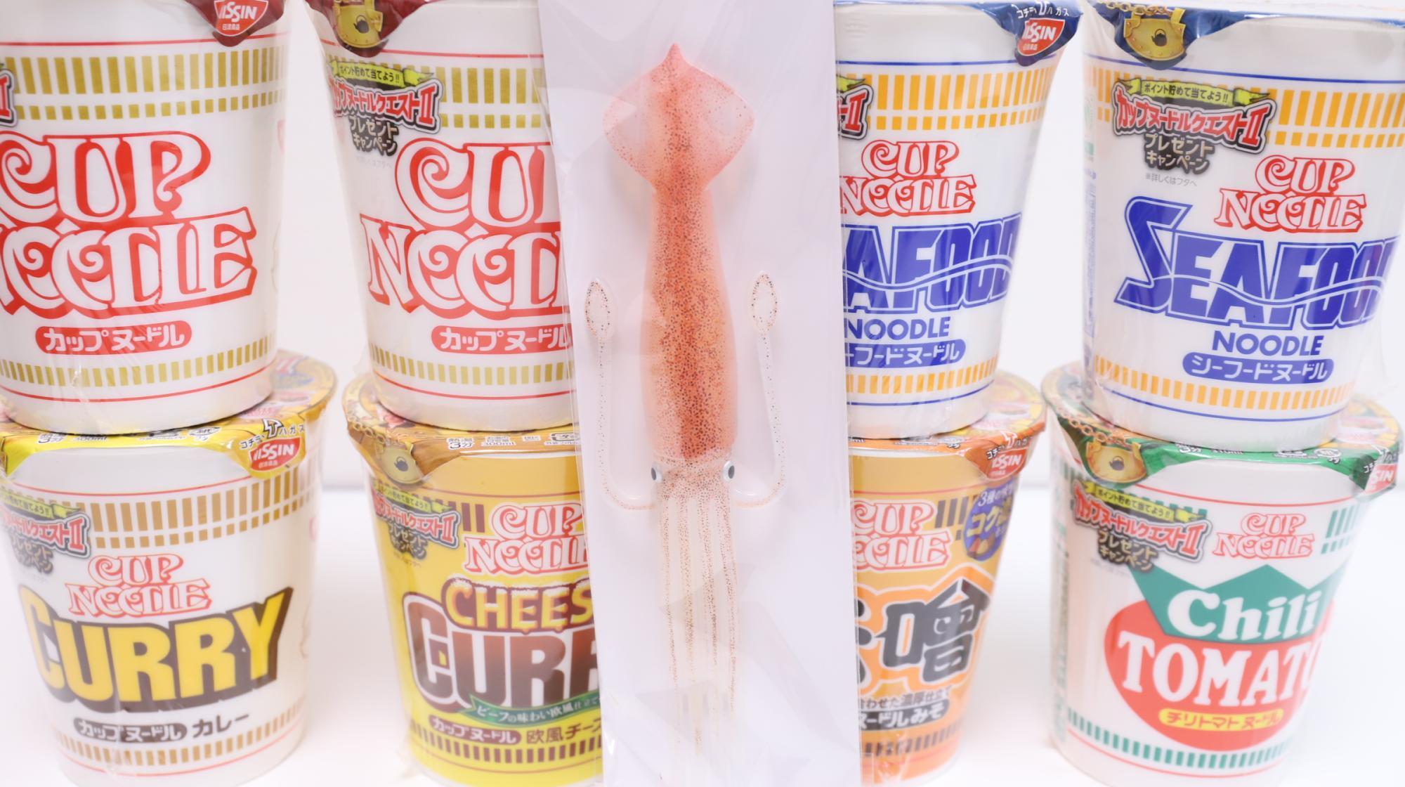 イカしたフォークでカップヌードルを食べよう!SNSで話題のイカ イカしたフォークでカップヌードルを食べよう!SNSで話題のイカ