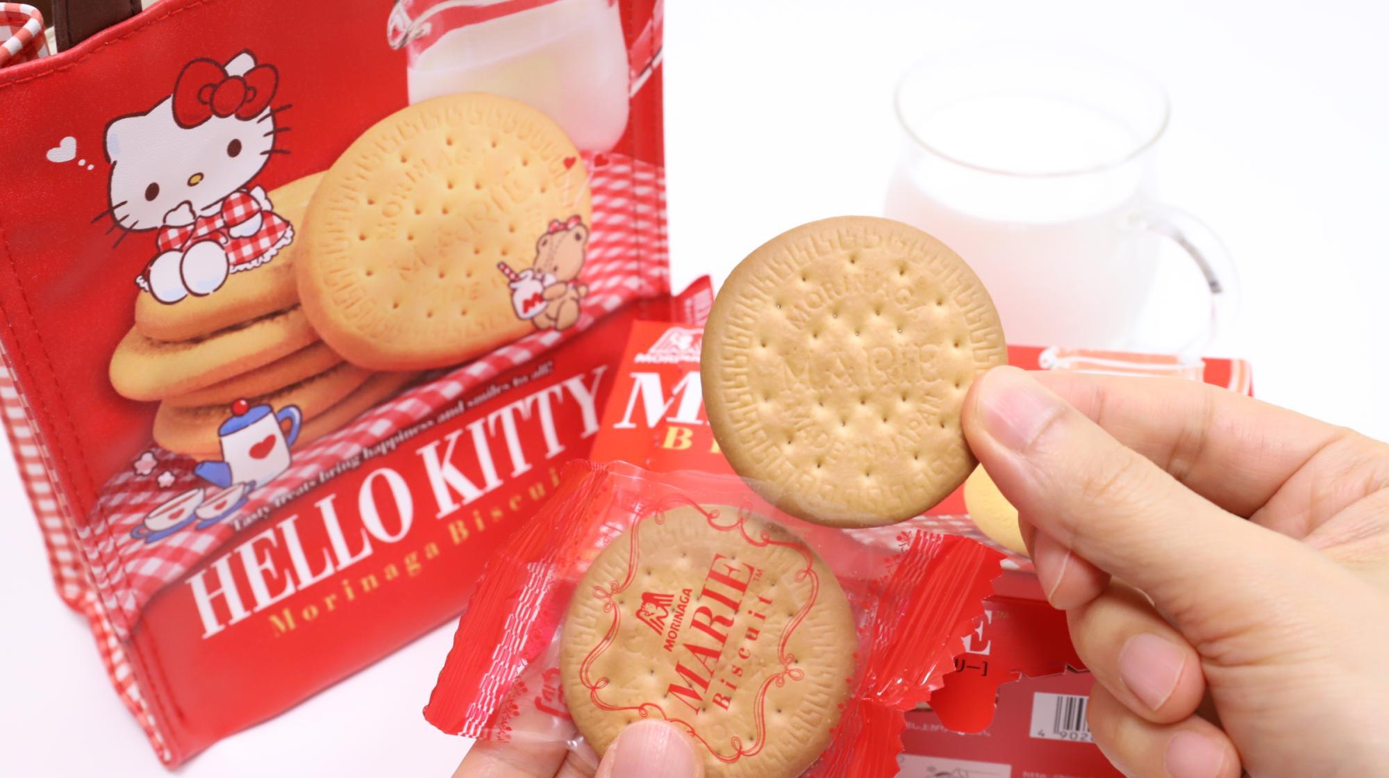 サンリオ】ハローキティとマリービスケットがコラボしたバッグが
