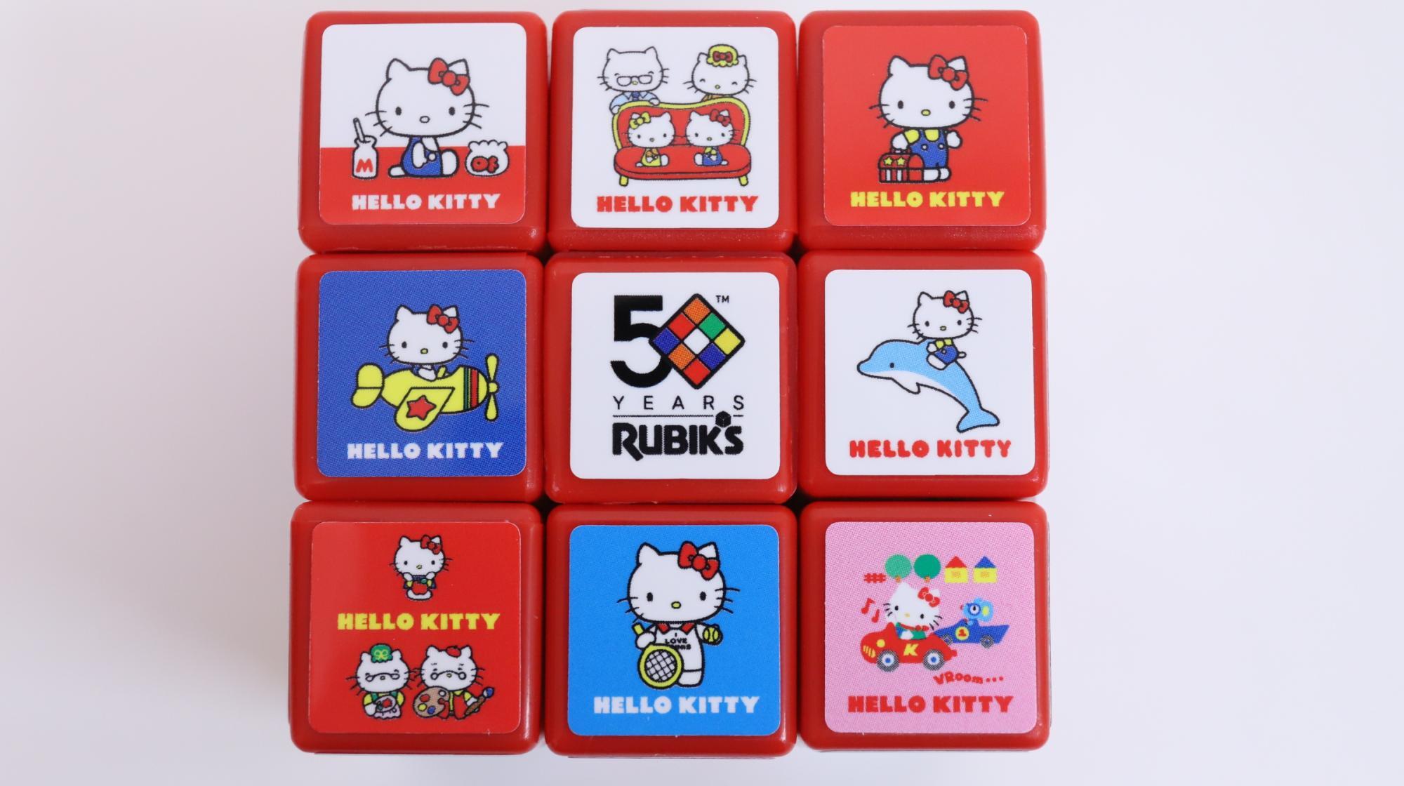 日本限定　メガハウス　サンリオ ハローキティ50周年記念 ルービックキューブ ハローキティ 50th ルービックキューブ｜商品情報｜メガトイ