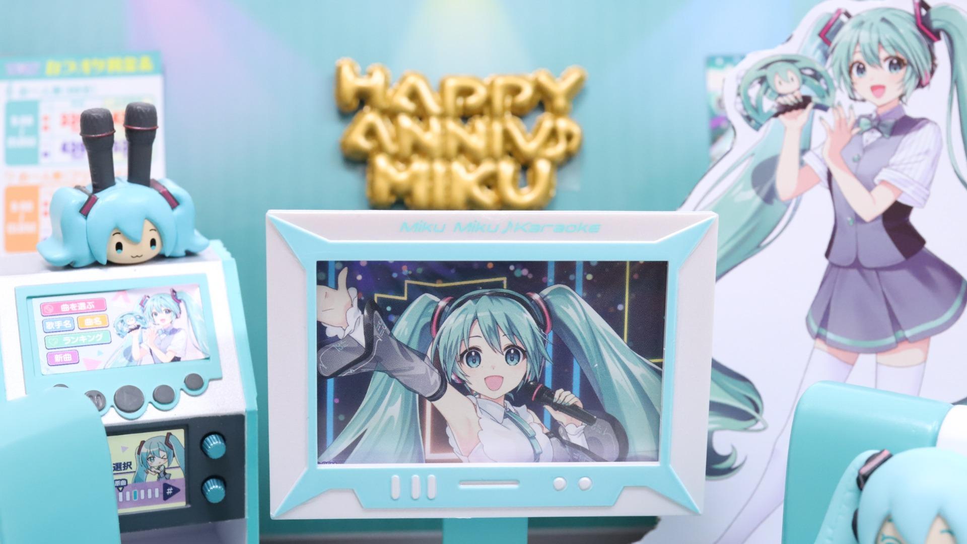 初音ミク】リーメント新作「ミクミク♪カラオケ」。背景ジオラマ