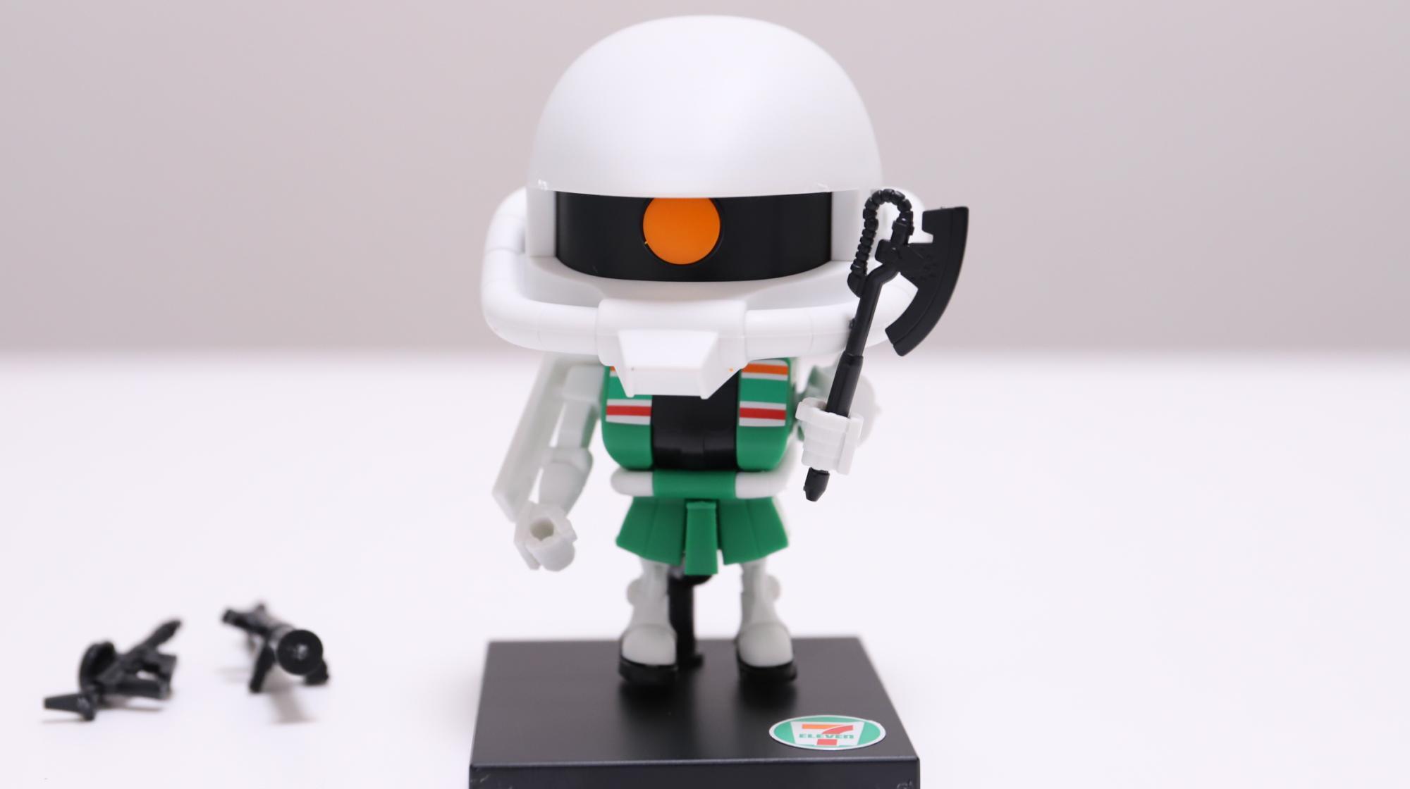 ザクプラくん (7-Eleven 限定カラー) ガンプラ】セブンでザクプラくんゲット!可愛くてお手軽な