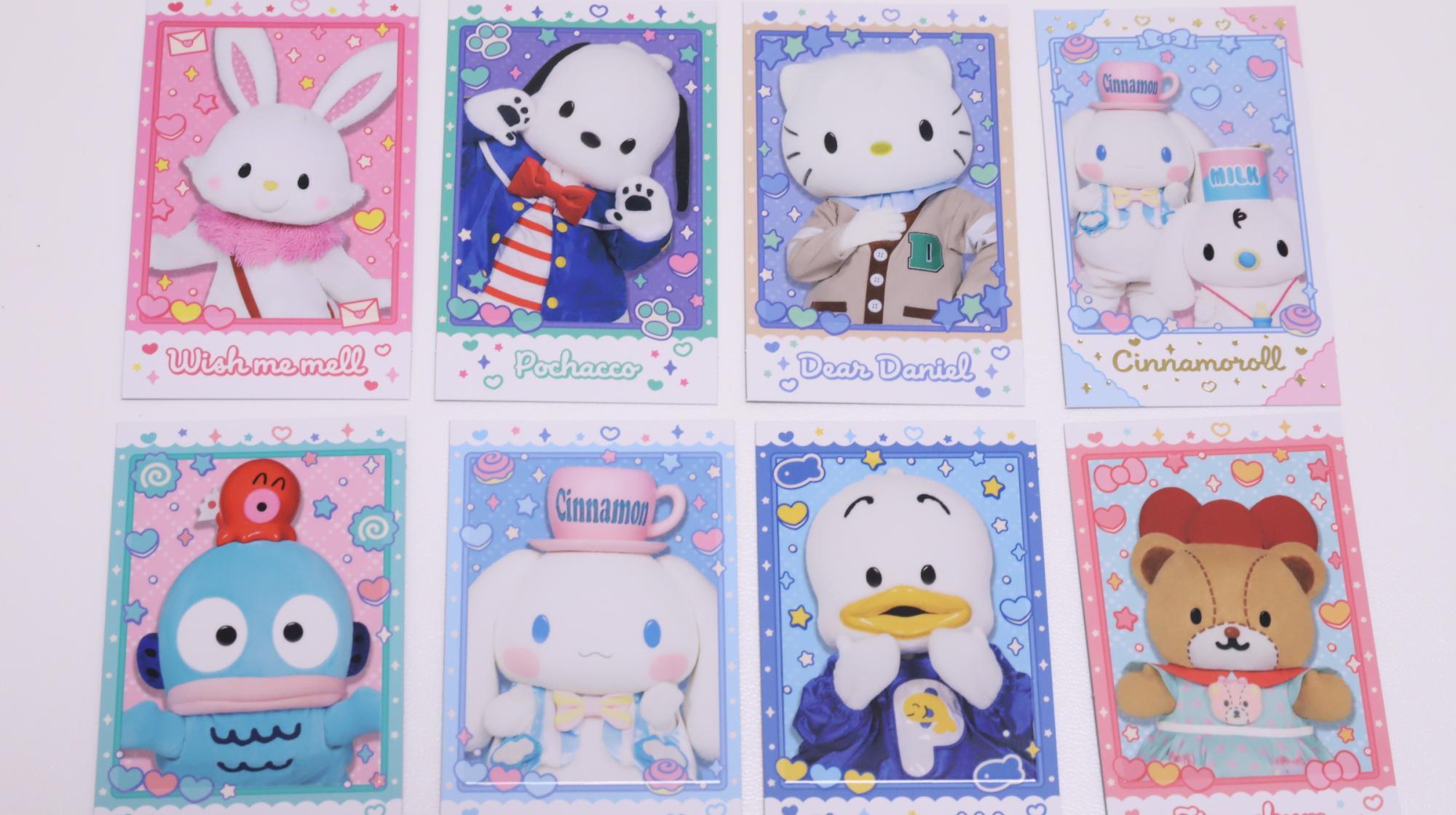サンリオキャラのカードが入った新食玩をコンビニで見つけたので