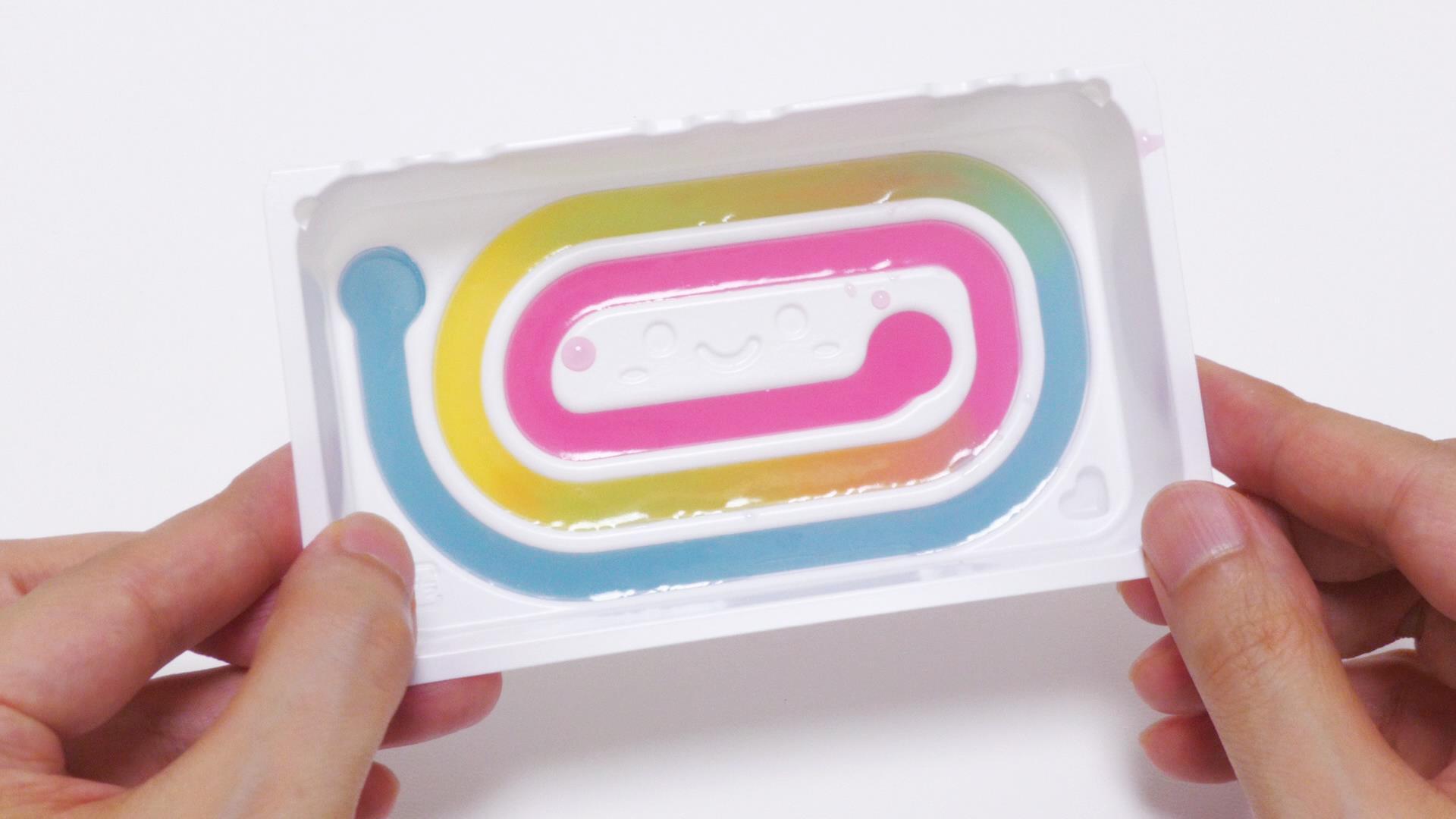 知育菓子】60センチのながーいグミが作れる「にじいろひもグミ