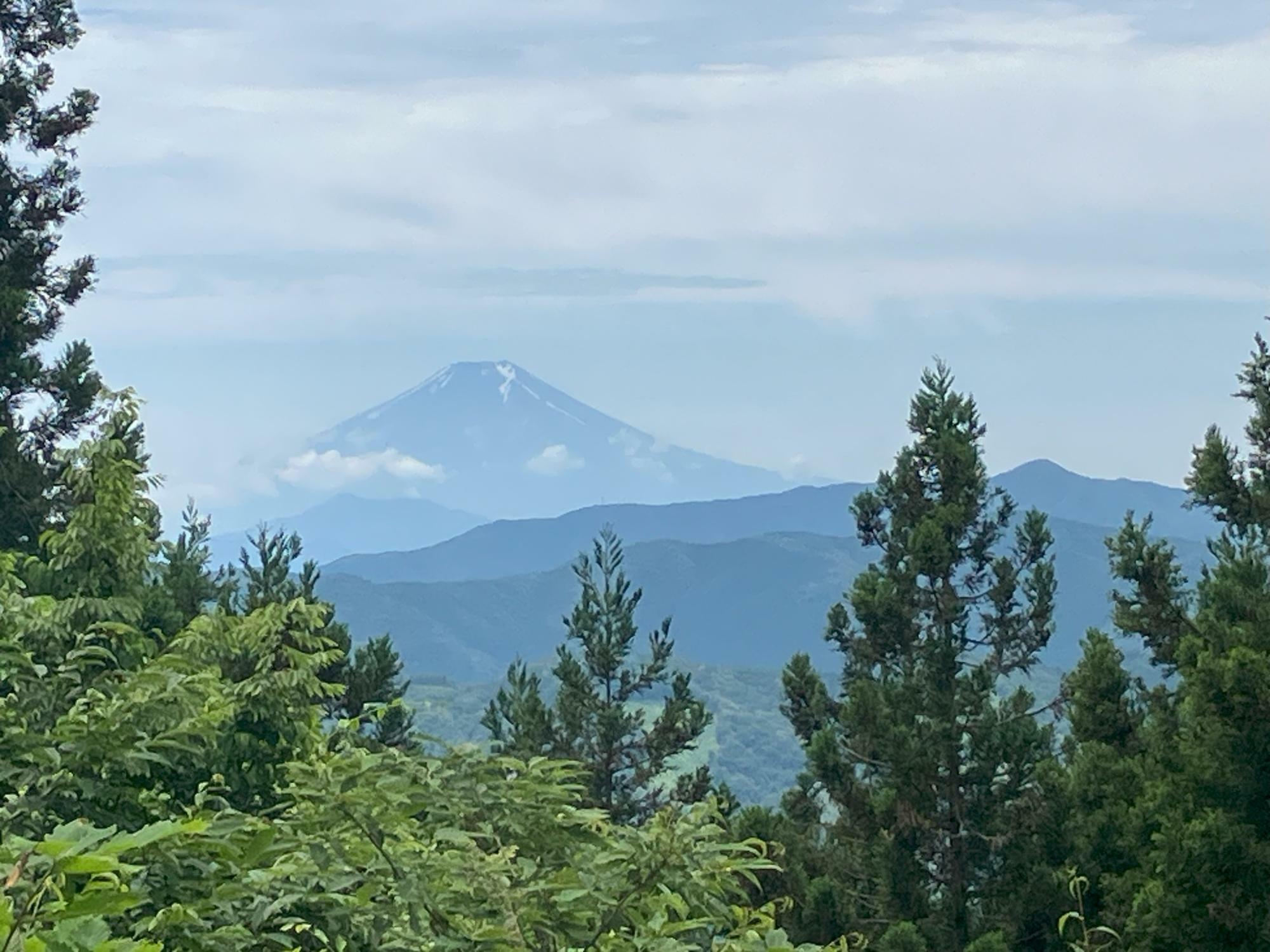 富士見台からの富士山を観望