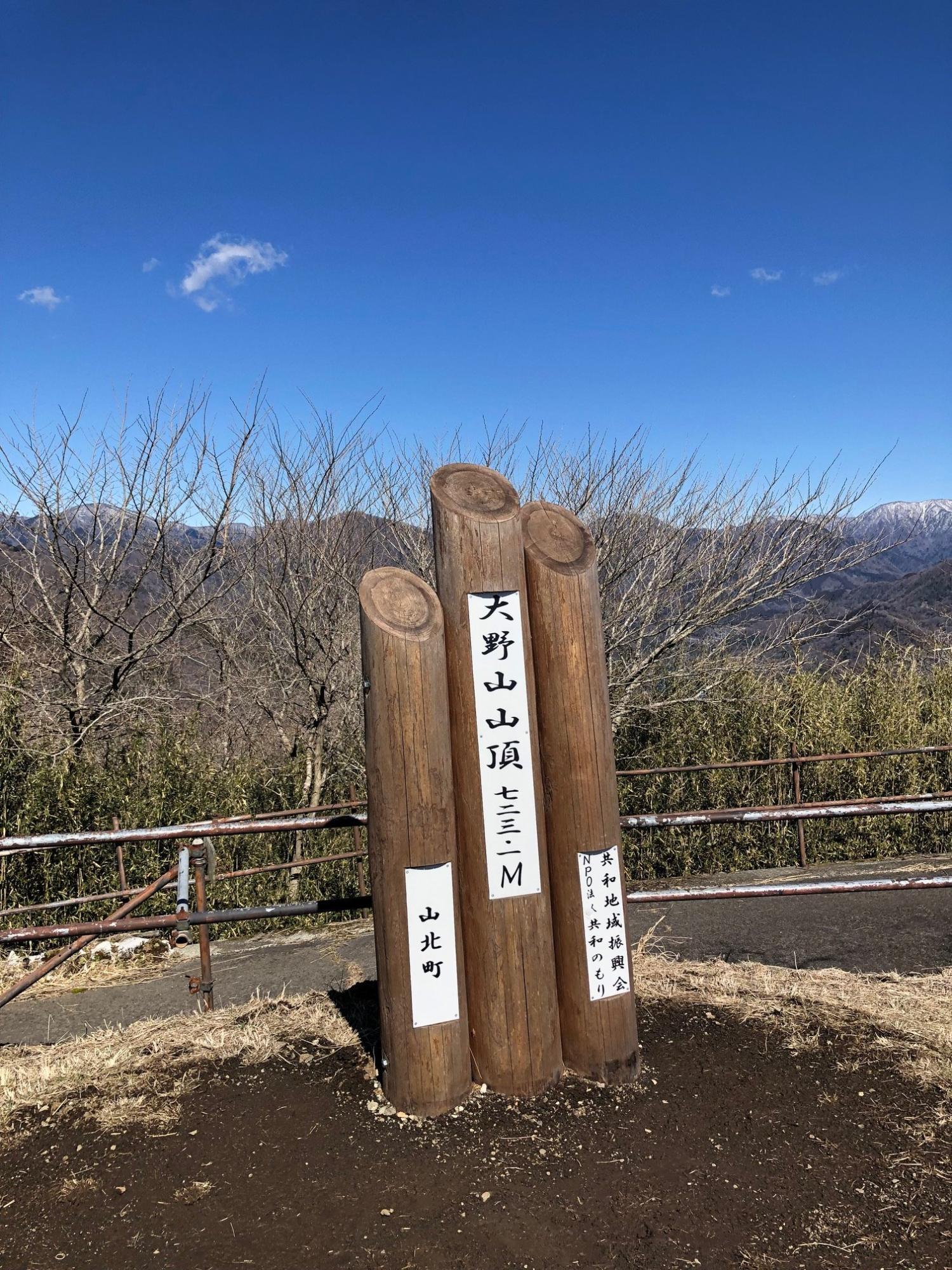 大野山頂上