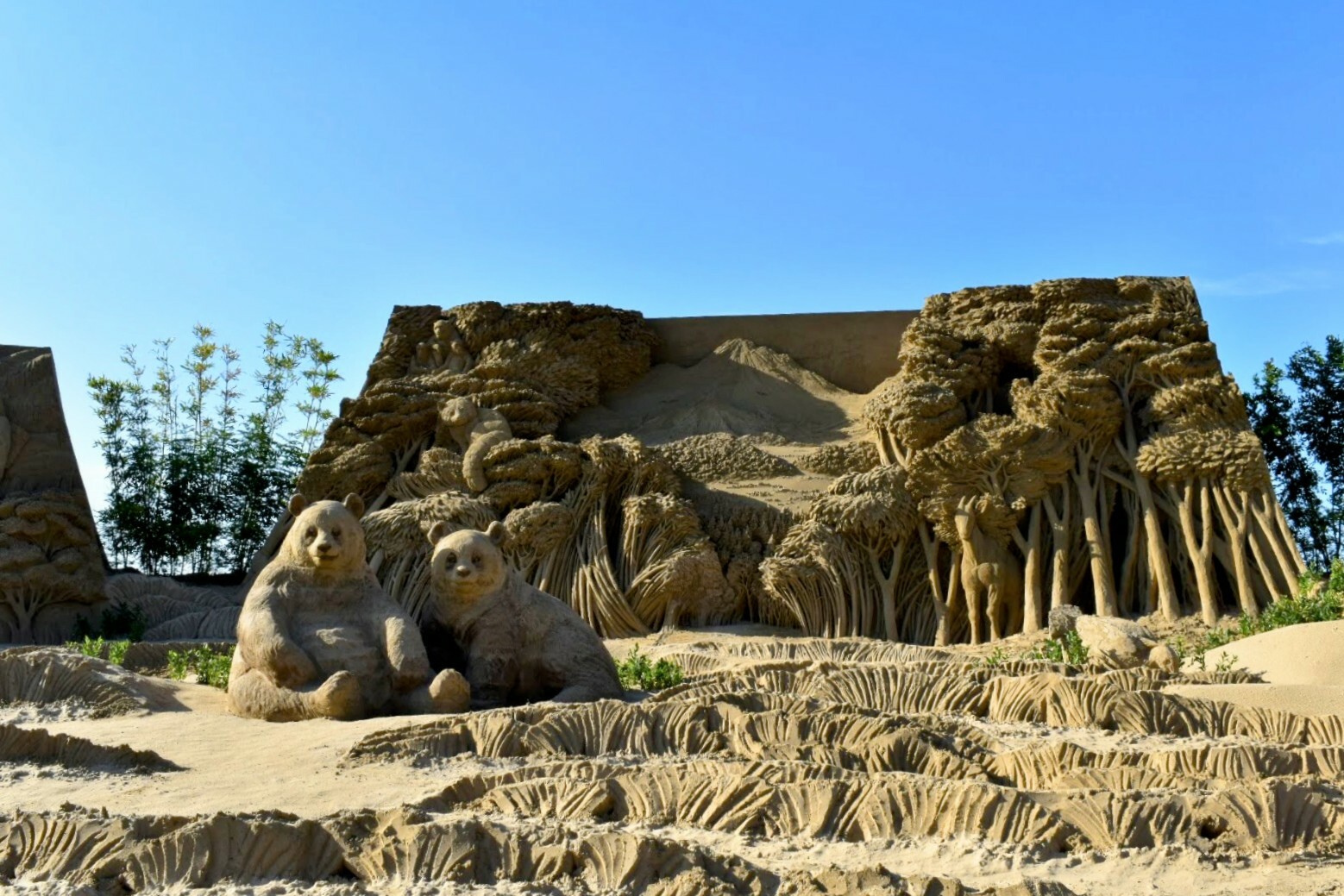 2019年の砂像展の作品