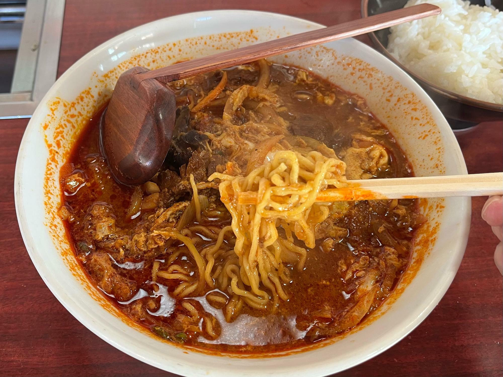 ワイルドなラーメンで冬をゆく！