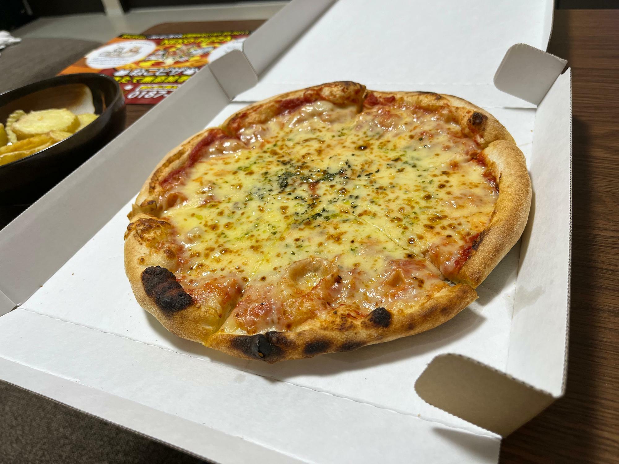 1.5マルゲリータのピザ：1,450円
