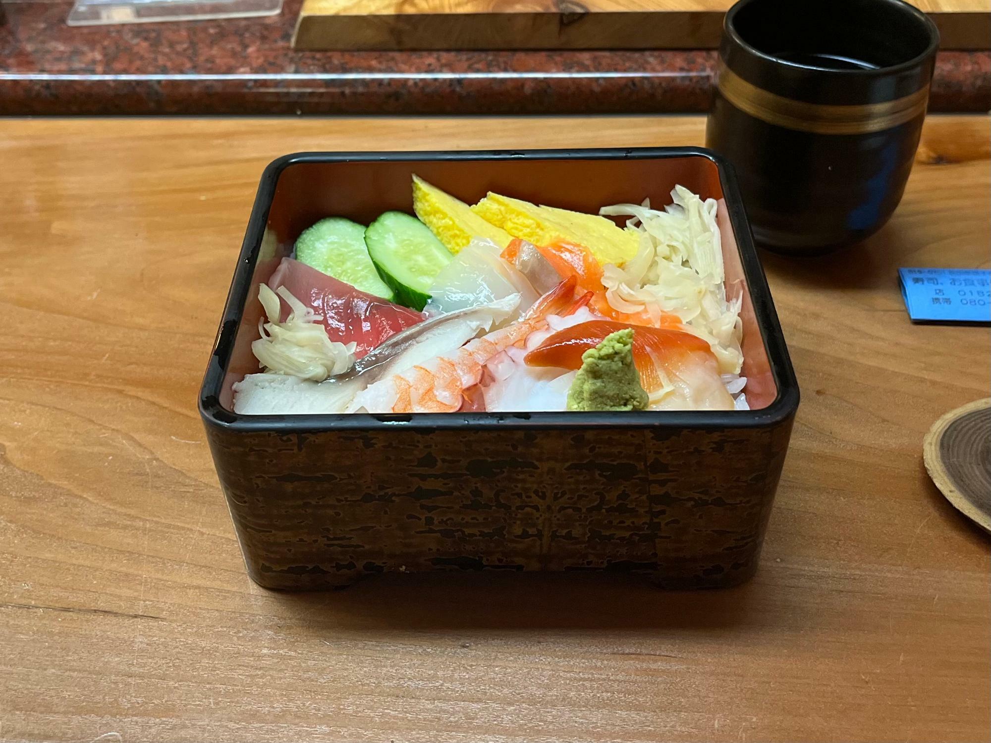 ワンコインちらし寿司：500円（税込み）