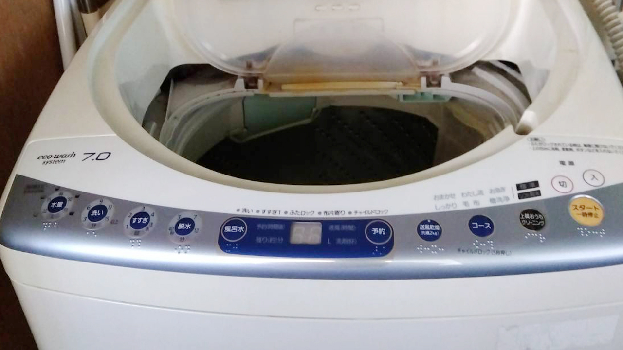 我が家でずっと使っていた10年選手の洗濯機