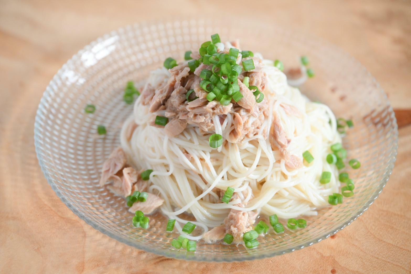 ツナ缶の和えそうめん