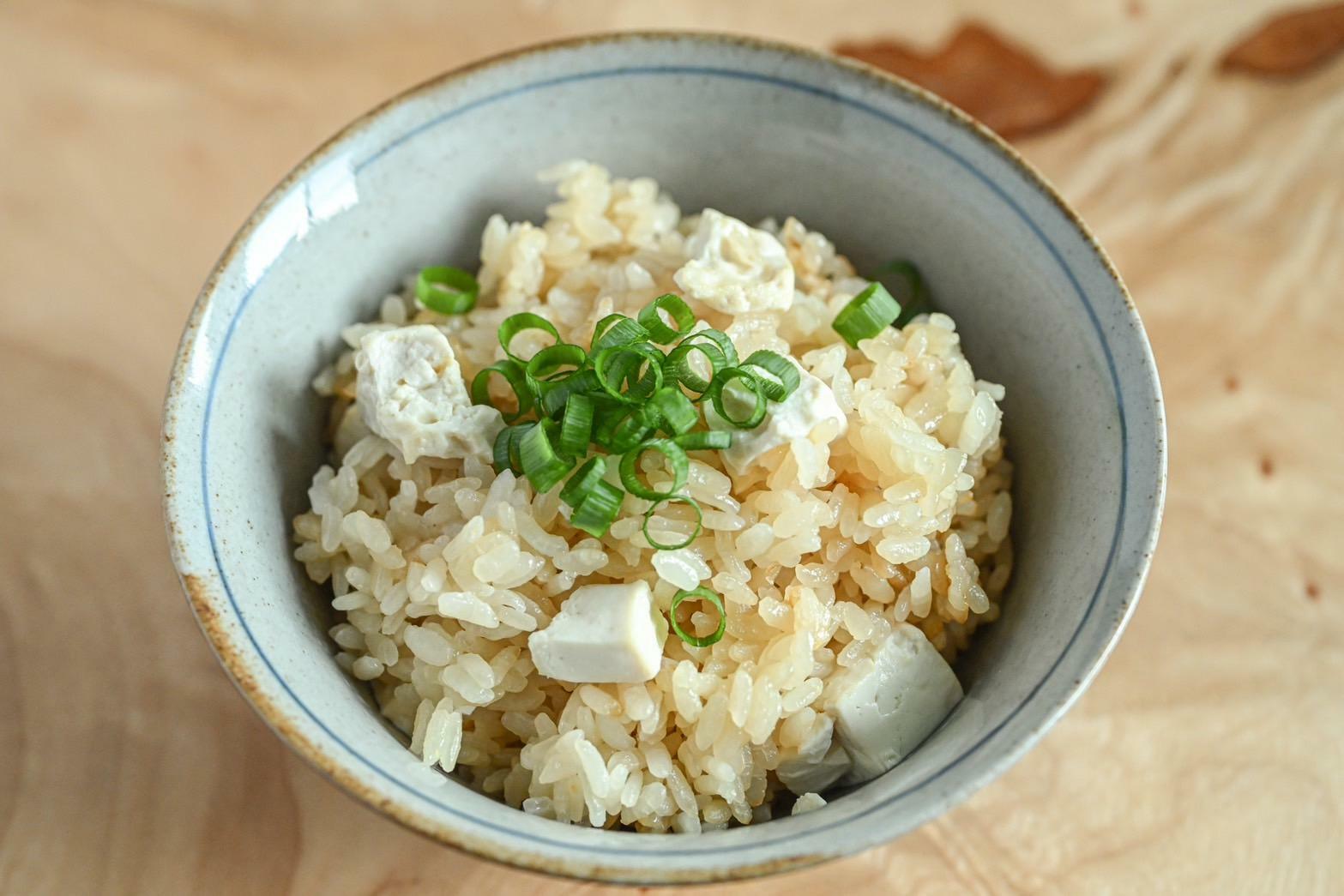 豆腐の炊き込みごはん