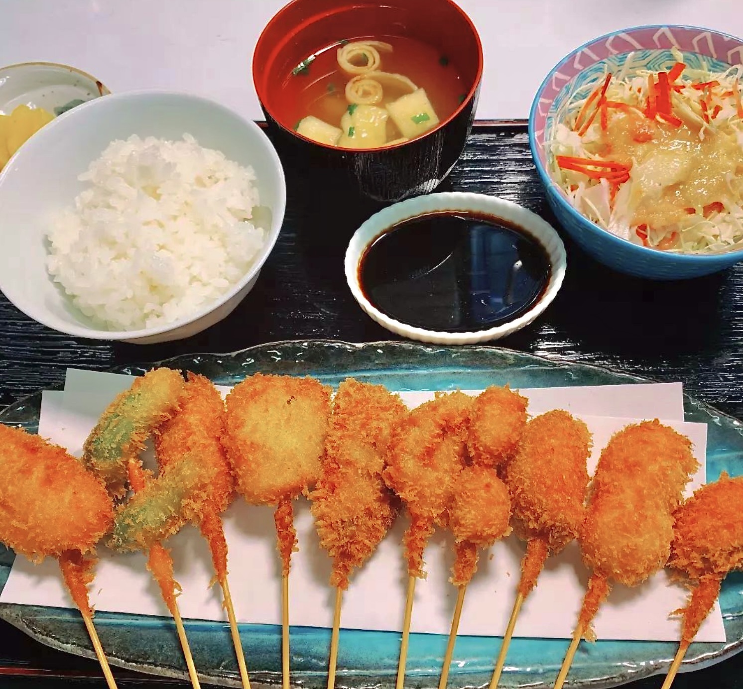 串カツランチ　税込1,100円