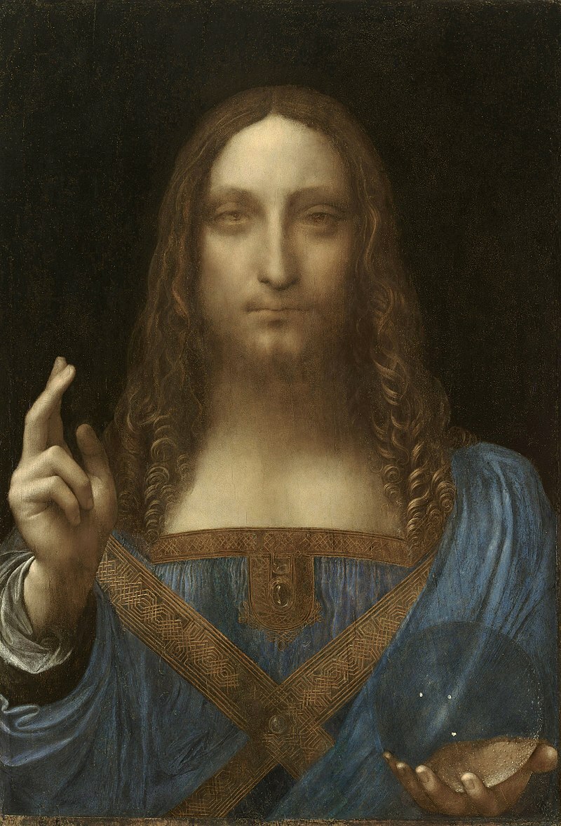 レオナルド・ダ・ヴィンチ《サルバトール・ムンディ》1490-1500年