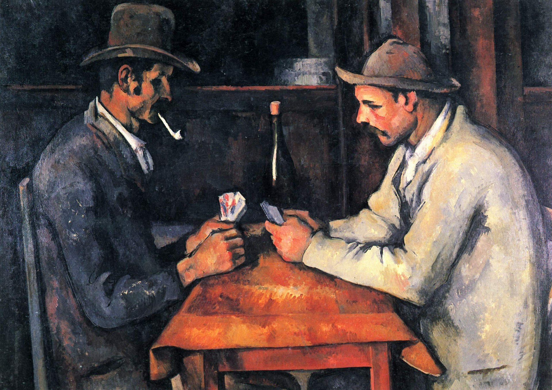 ポール・セザンヌ《カード遊びをする人々》1892-93年