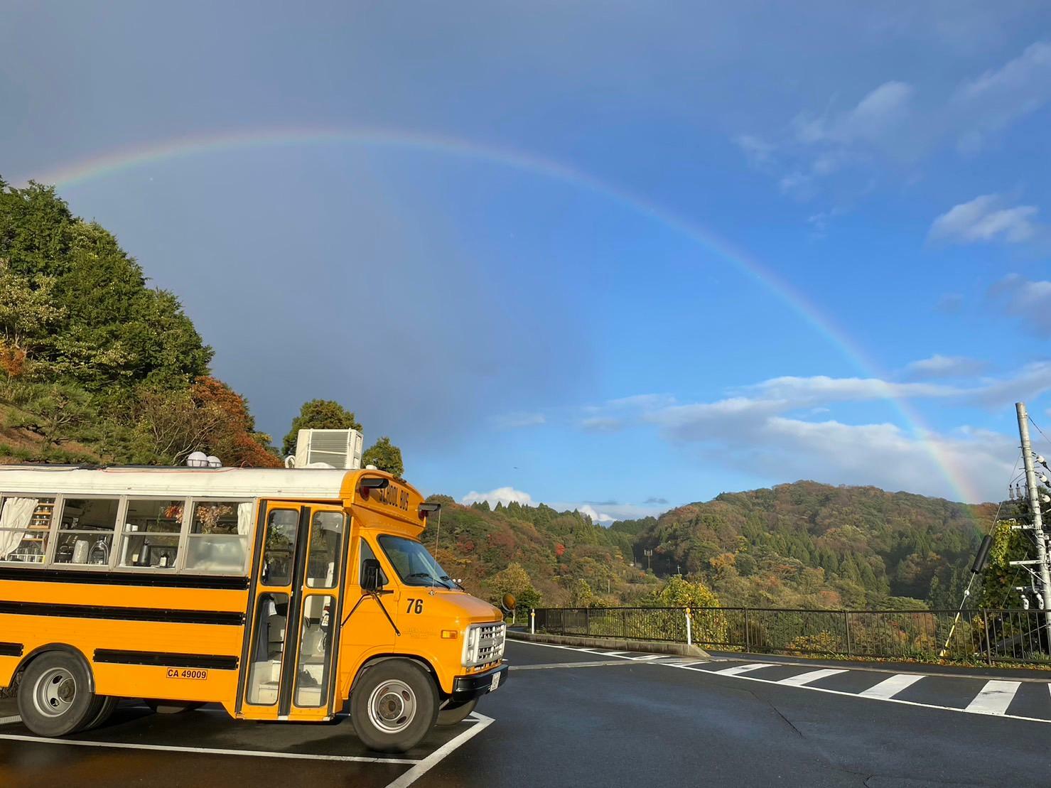 普段は気付けない虹にもよく遭遇します