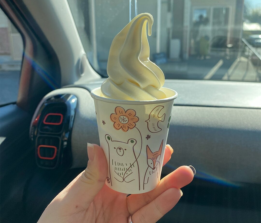 金子牧場のソフトクリーム
