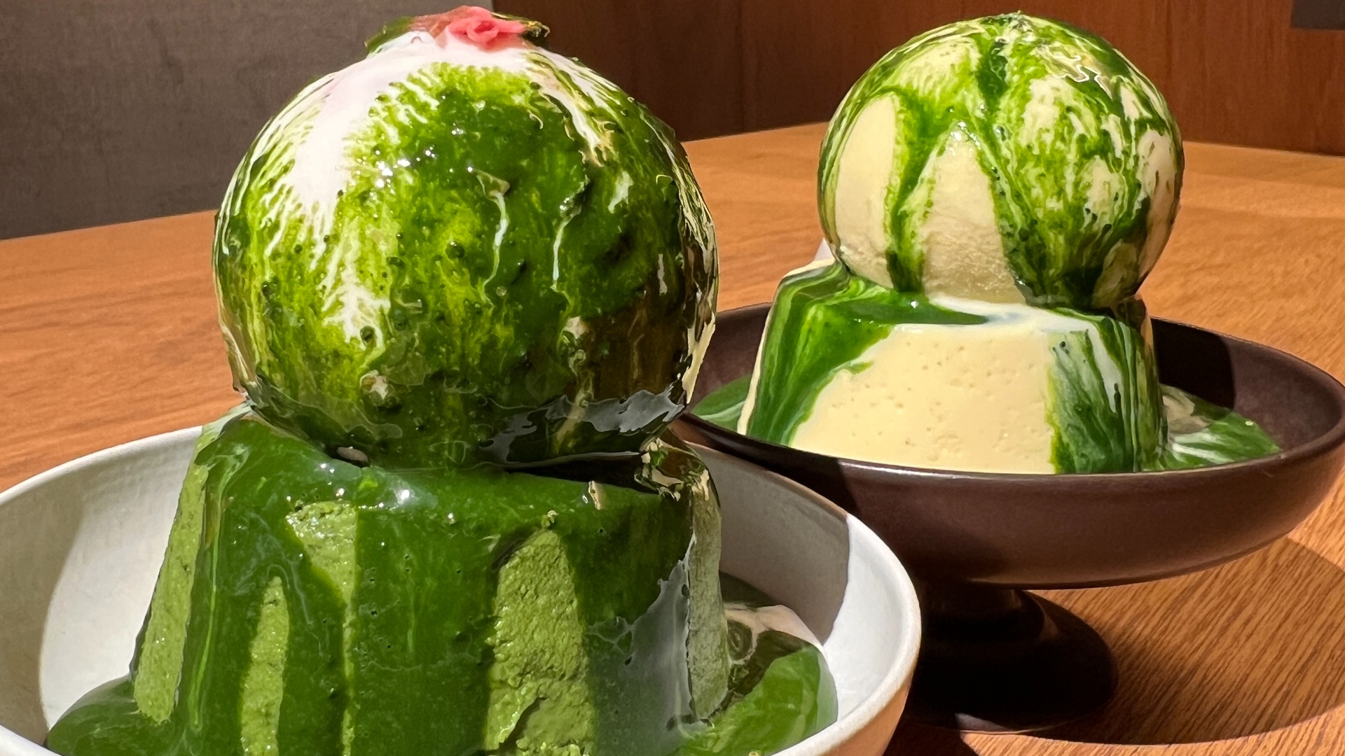 東京/蔵前】サクラ薫る濃厚抹茶プリンのアフォガード(けいんのすけ