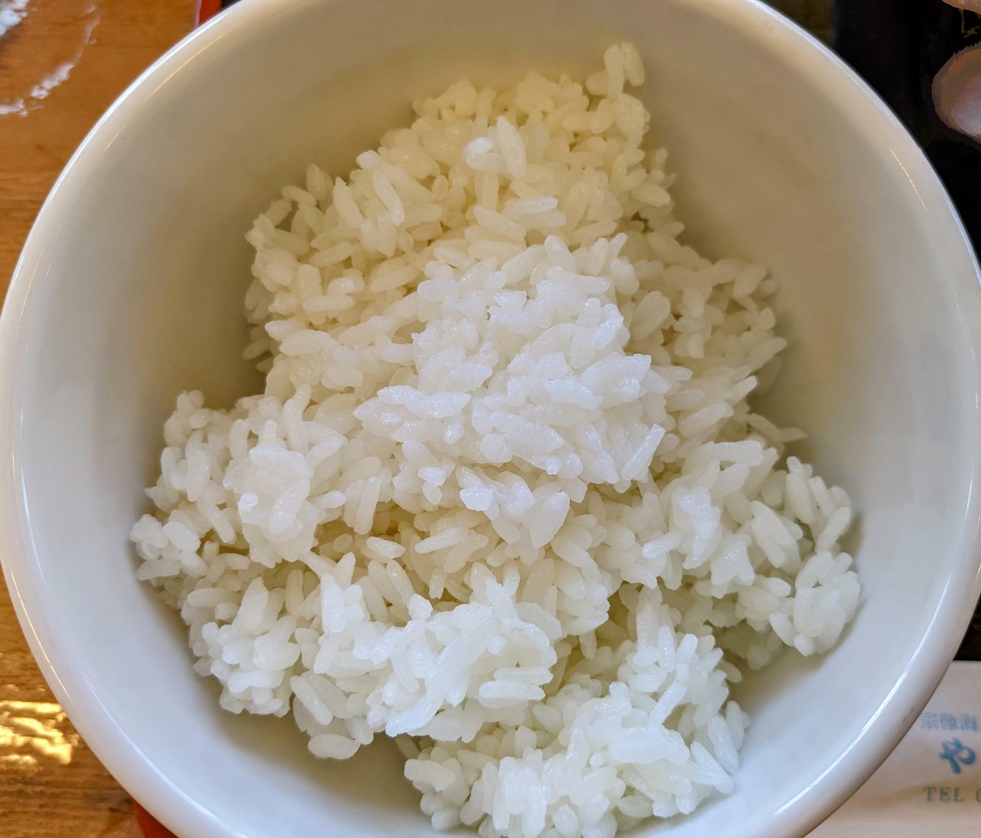 地元でとれたお米を使用