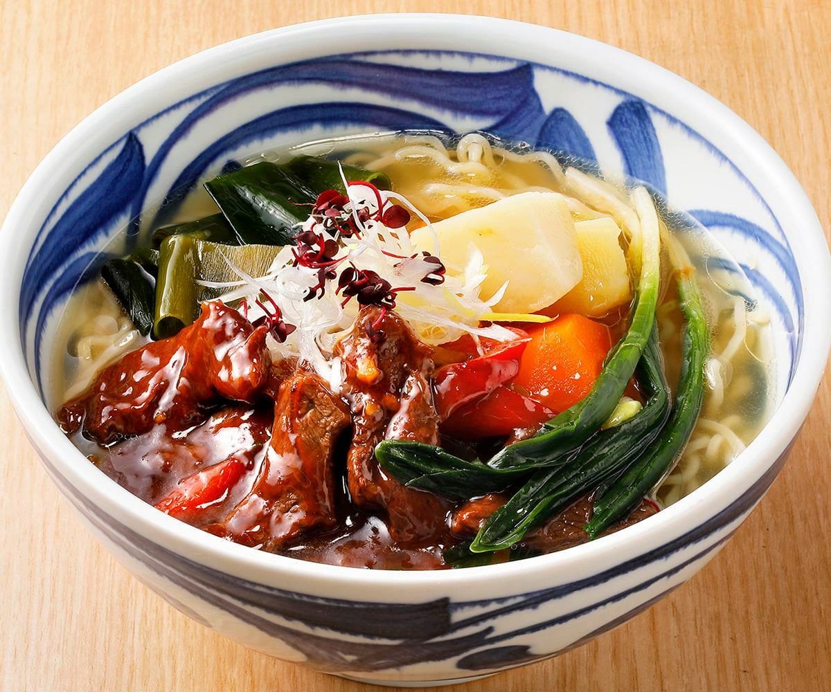 北海道食材が満載の新タイプの麺料理