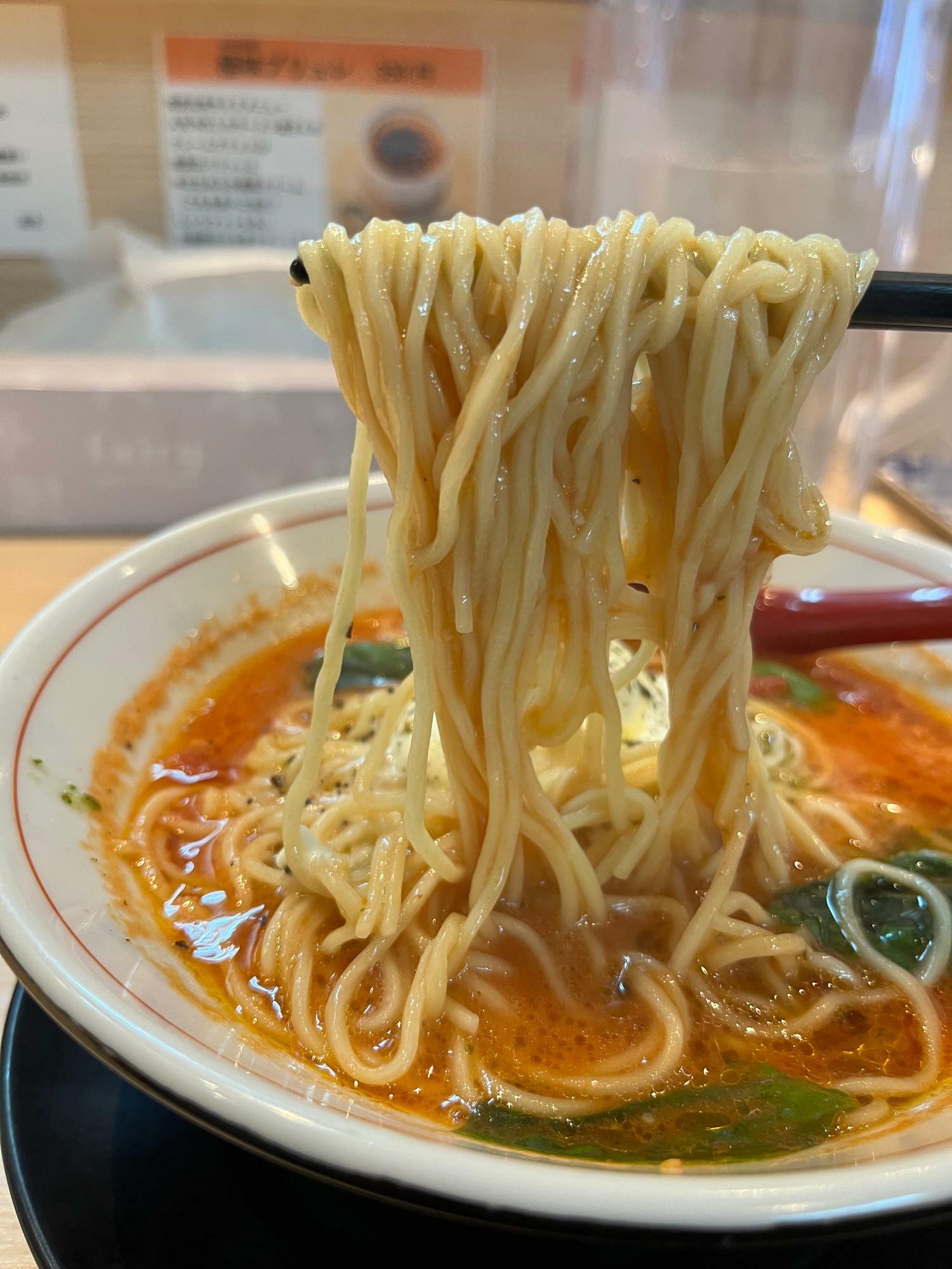 ストレート麺