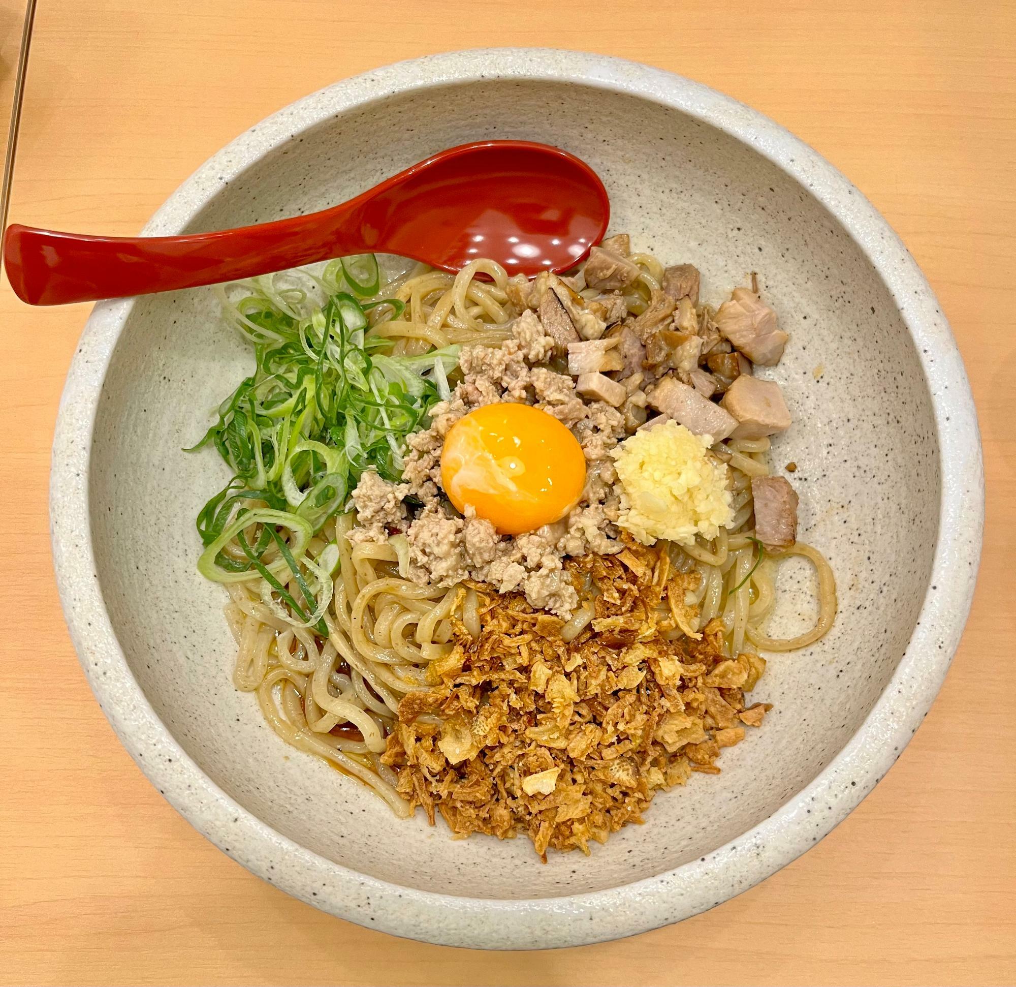 極みまぜそば 〆ご飯付き麺1.5倍まで同料金 940円