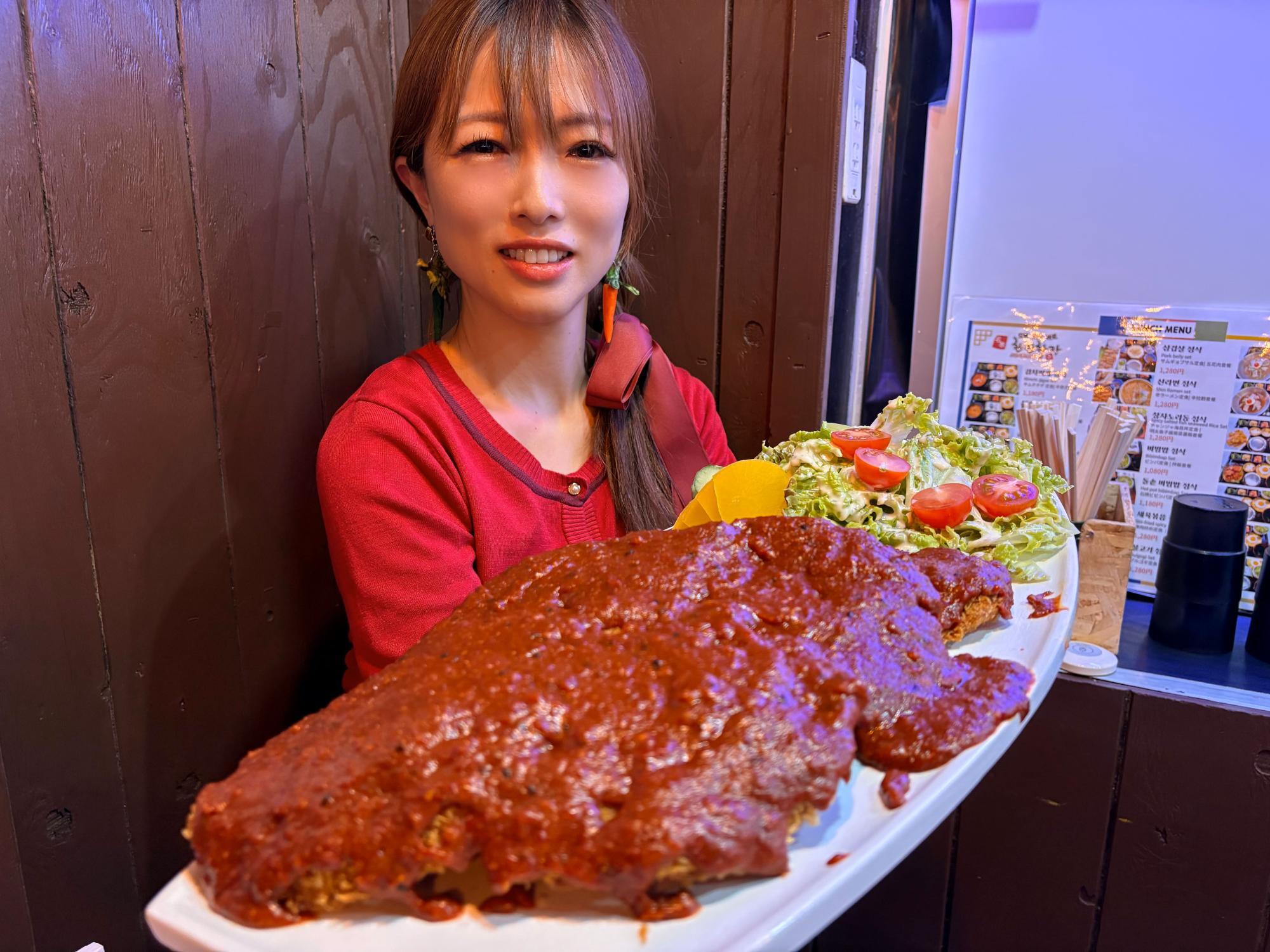 私と「キャロリーパとんかつ」