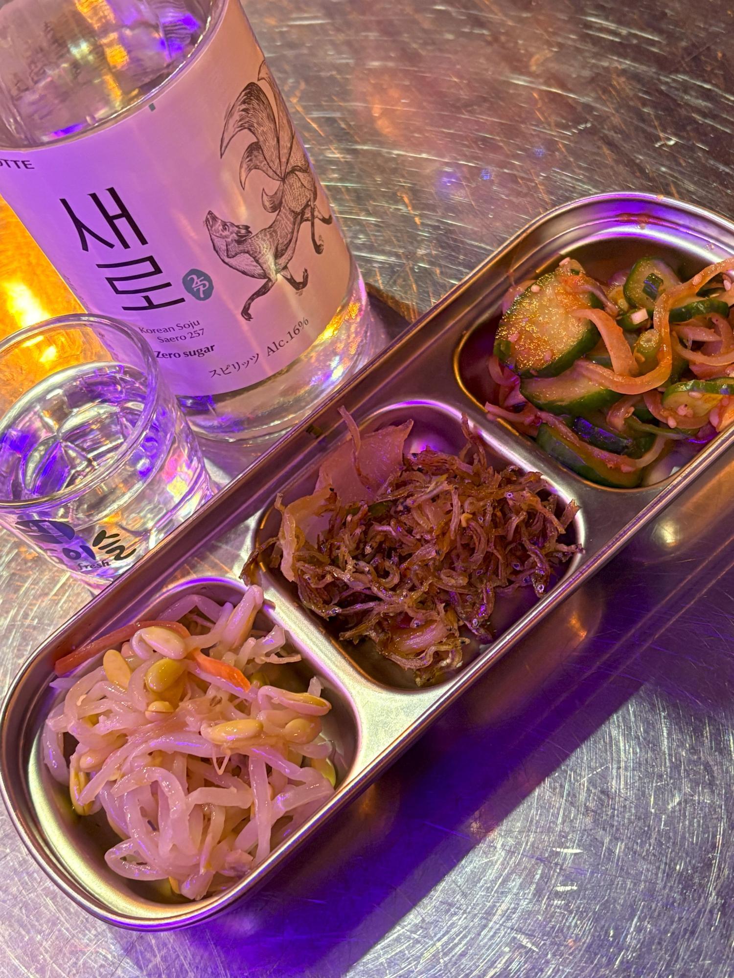 韓国焼酎「セロ」1,078円とお通し