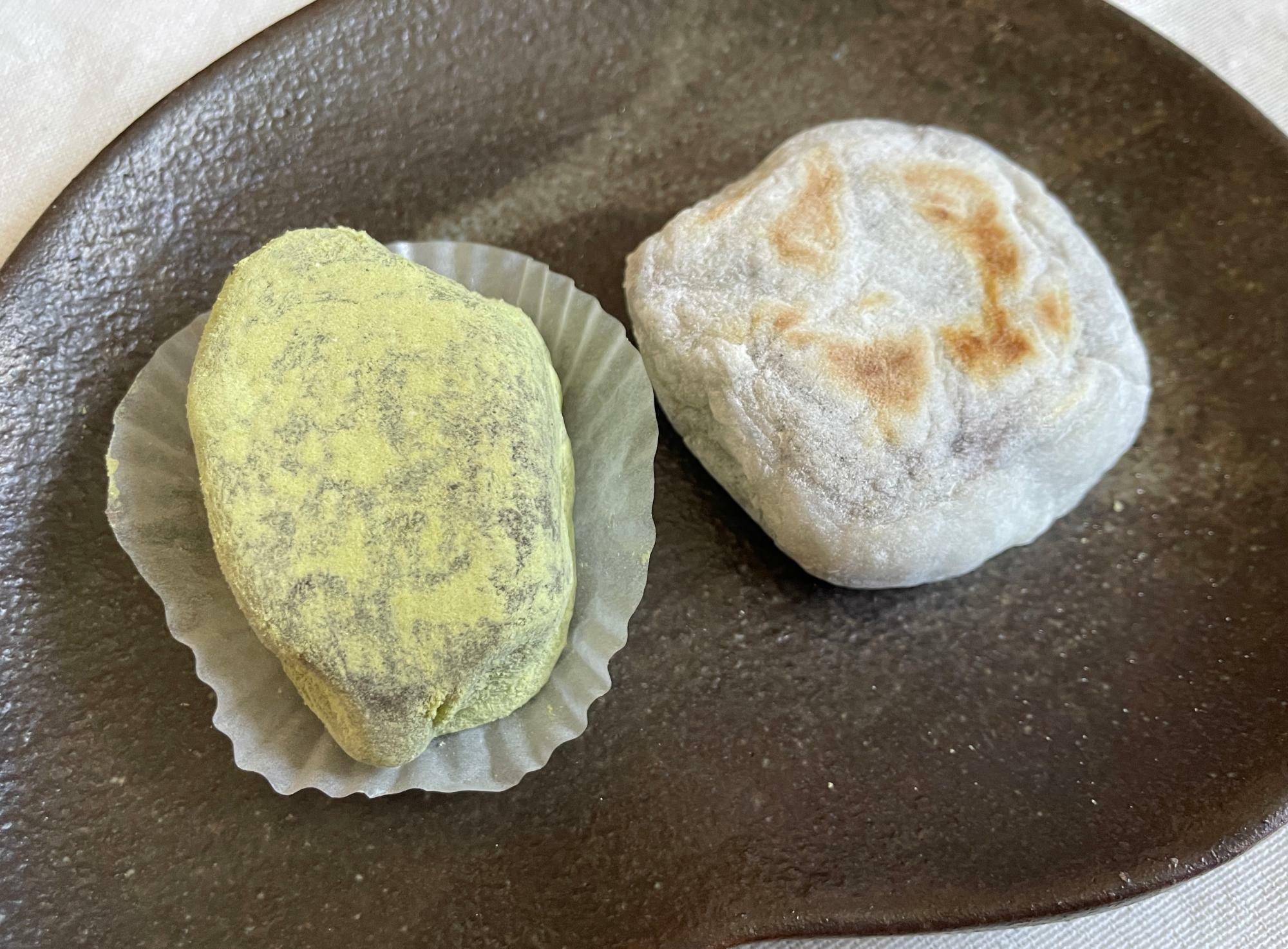 今の季節おすすめのうぐいす餅と源九郎餅