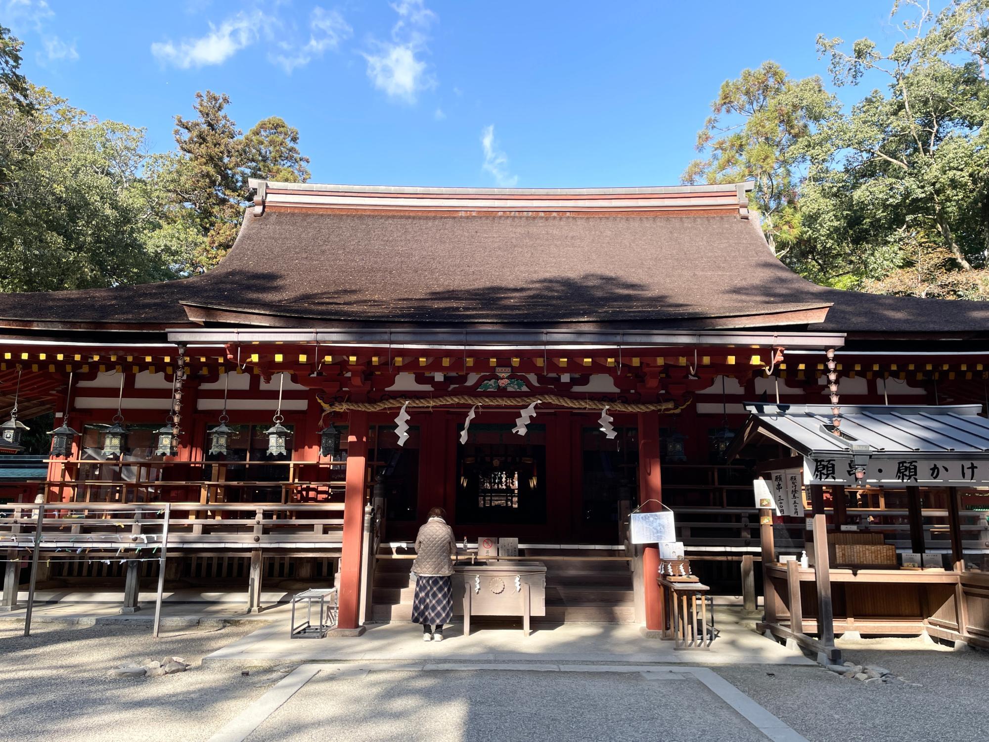 国宝の石上神宮拝殿