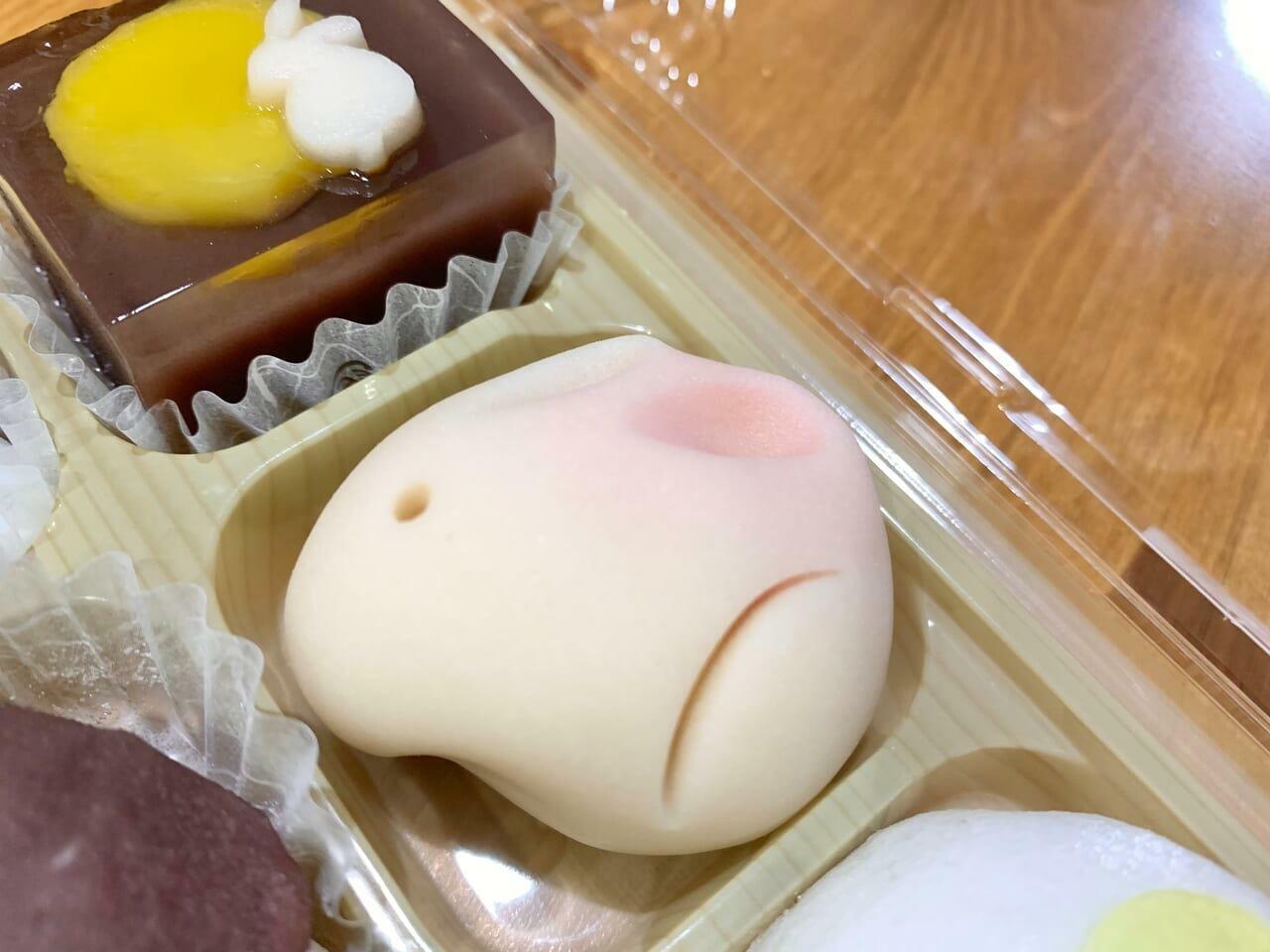 うさぎの上生菓子