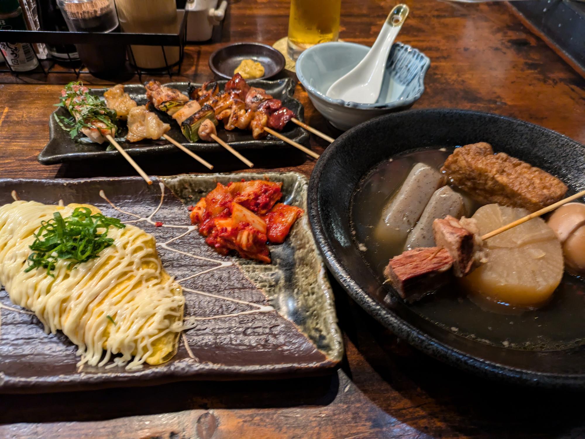 、焼き鳥、おでん、逸品ものがうまい！