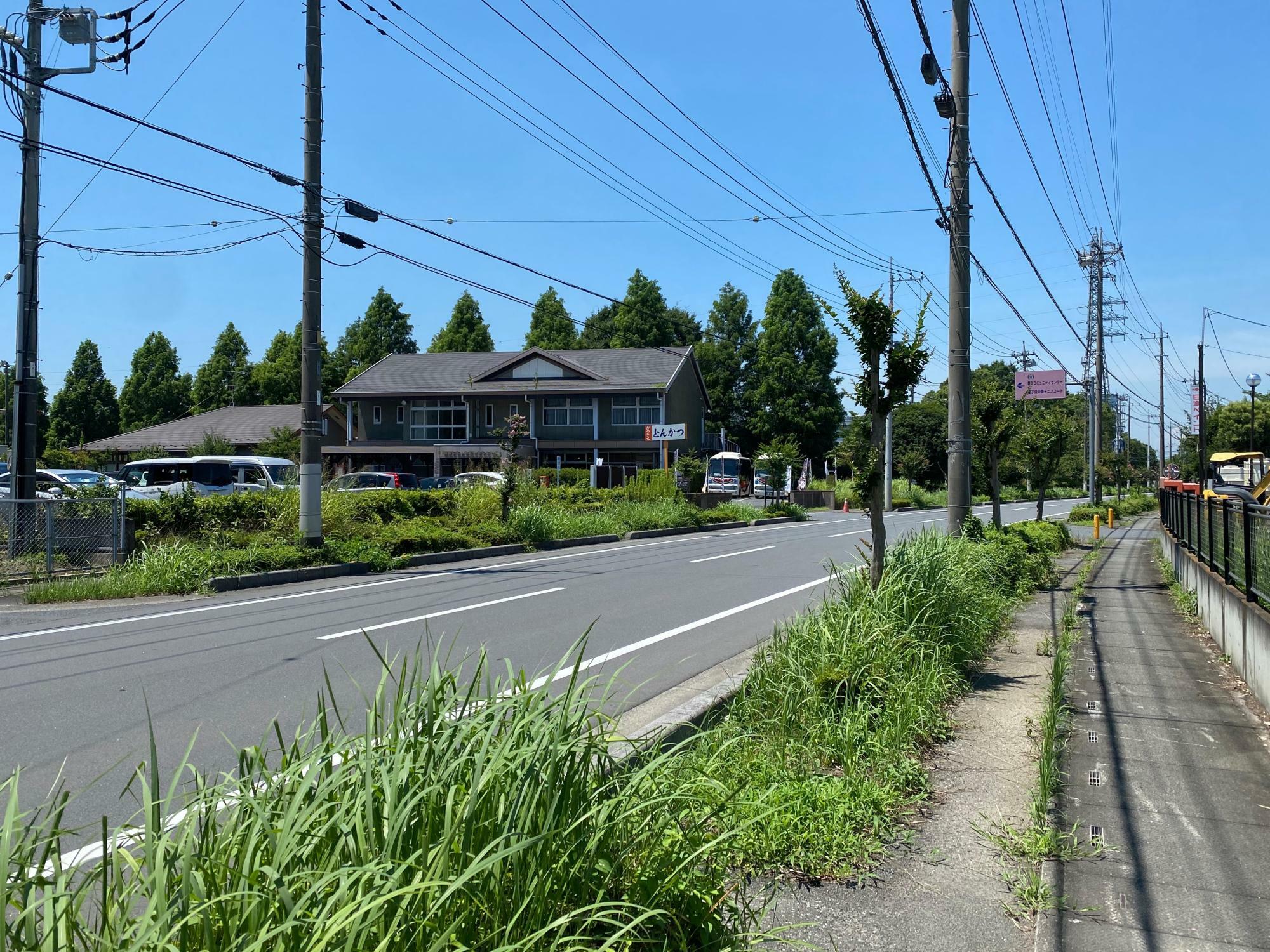 さるすべり通り沿いにある豊野コミュニティーセンター