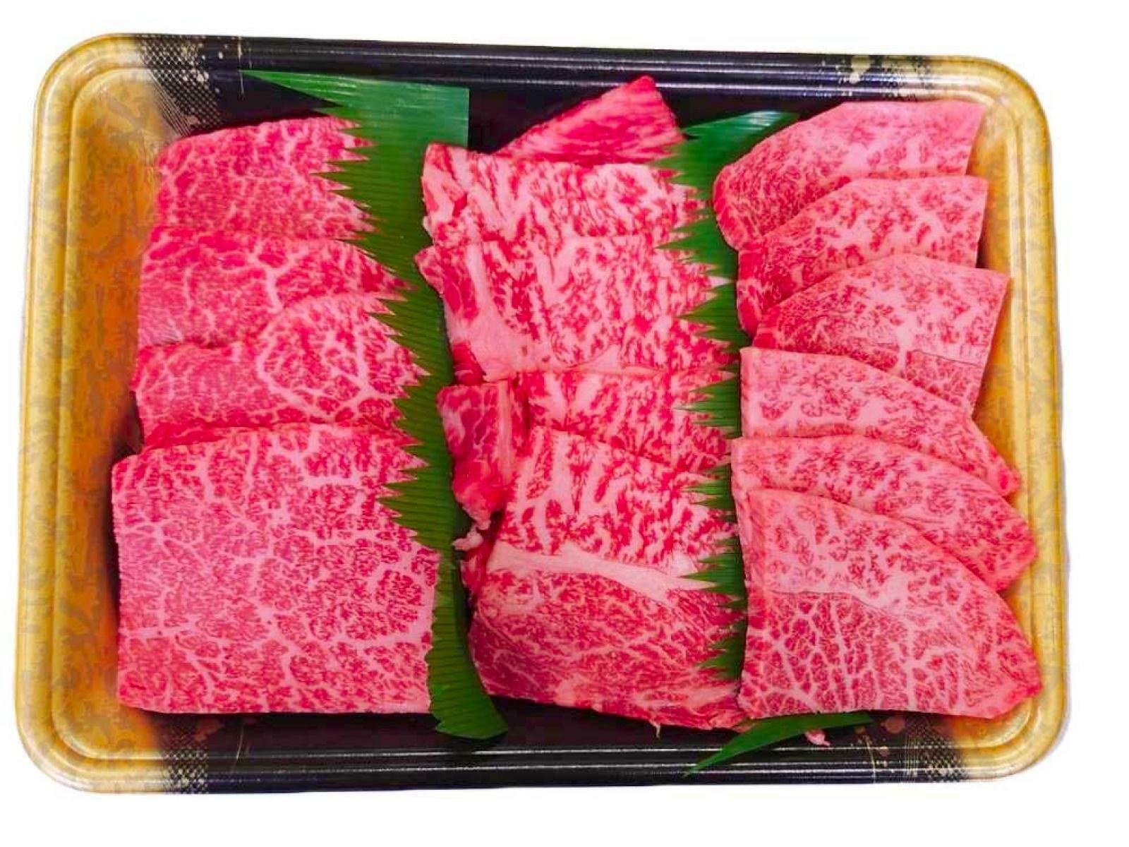 白老和牛A5特選焼肉スペシャル3種盛り（画像提供：おいしい肉屋さん加須店）