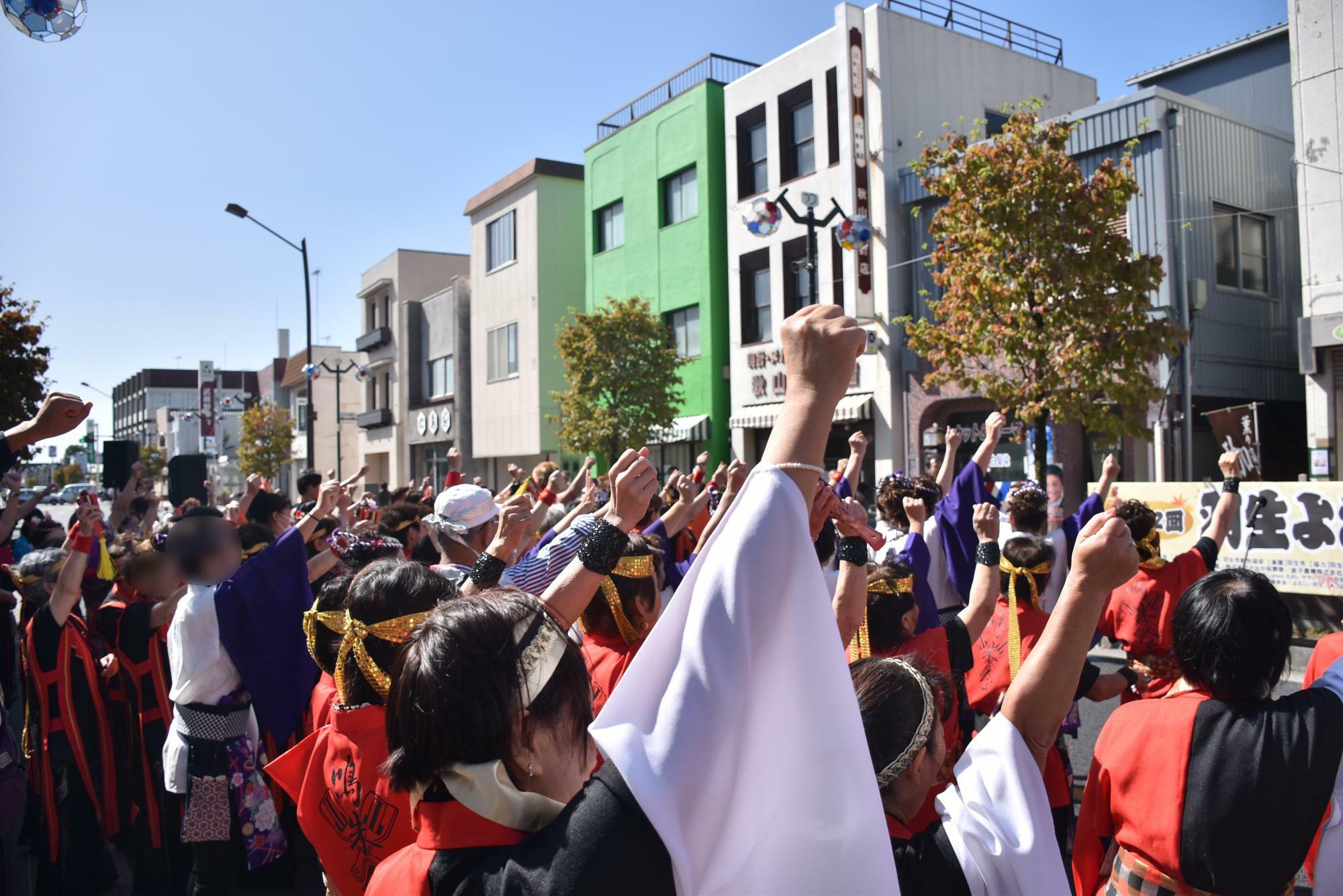 第2回羽生よさこい祭りの風景（画像提供：羽生市観光協会）