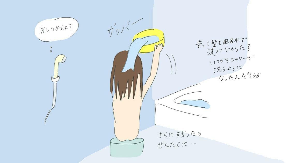 風呂水を有効活用