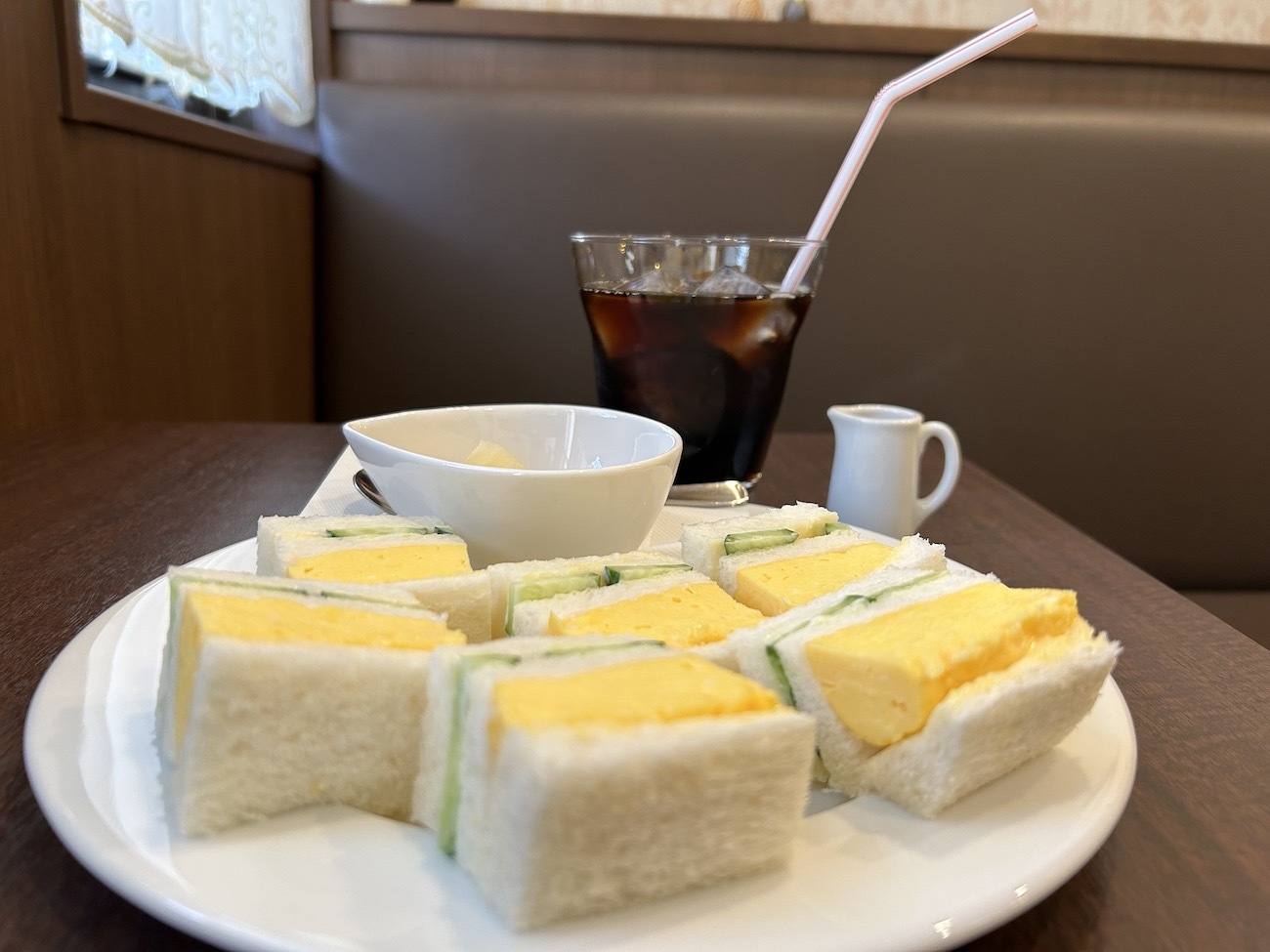 玉子焼きサンドイッチ　¥800（税込み）