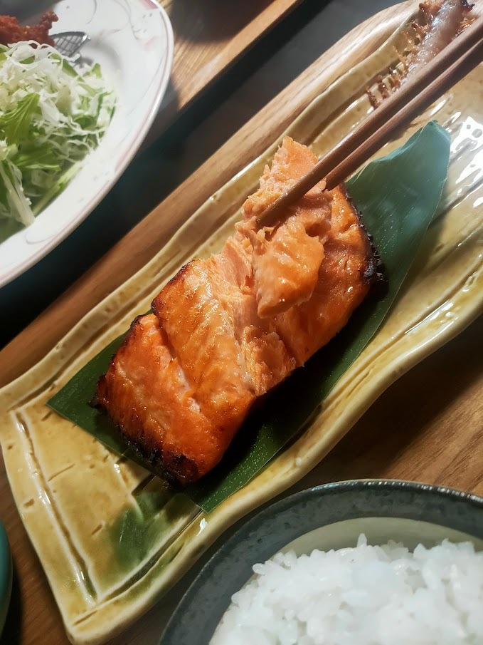 定食処あいたの銀鮭西京味噌焼定食