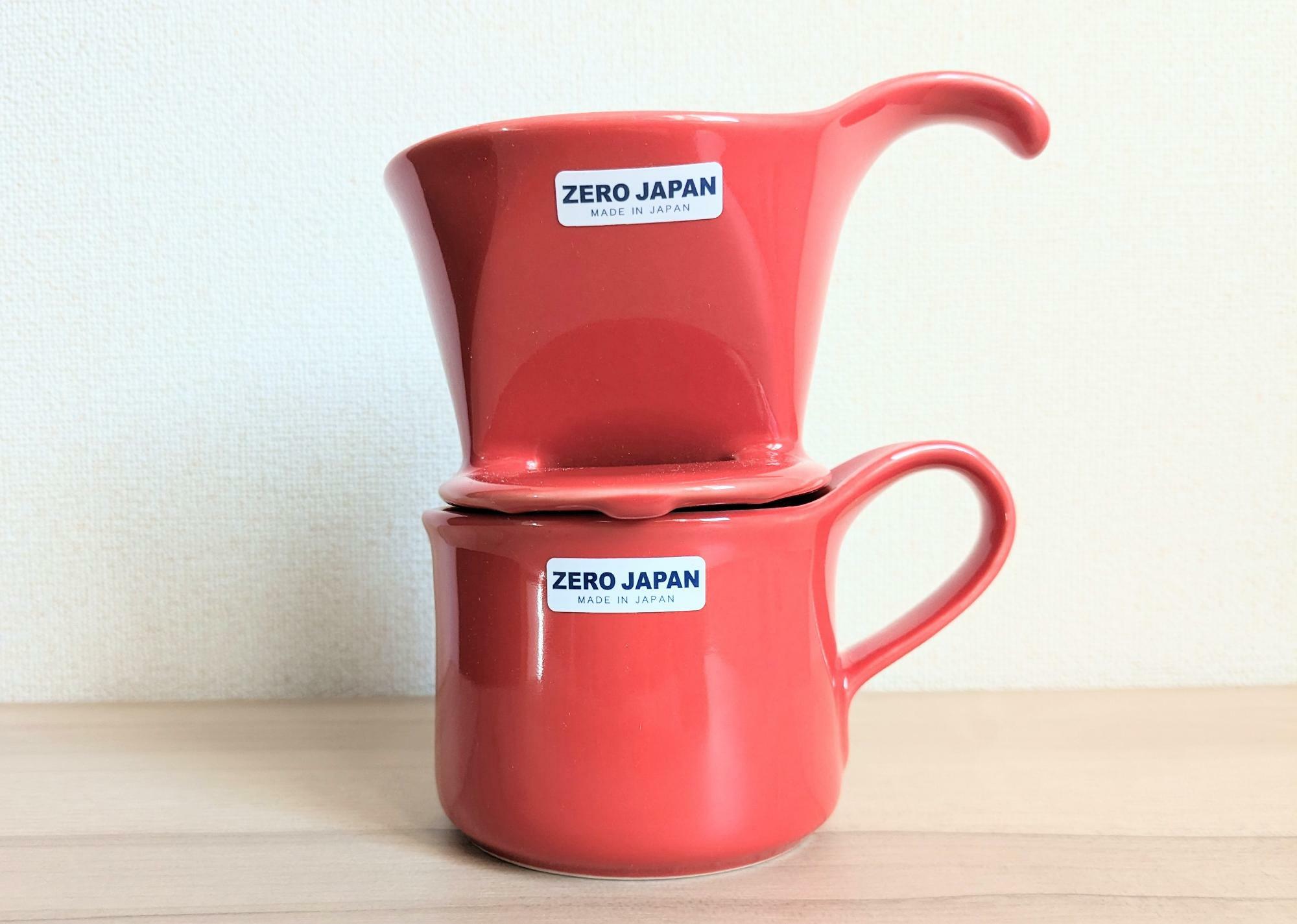 ZERO JAPAN コーヒードリッパーとカフェマグ
