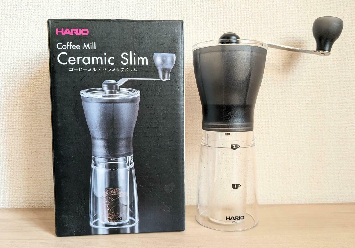 ハリオコーヒーミル・セラミックスリム（MSS-1TB）