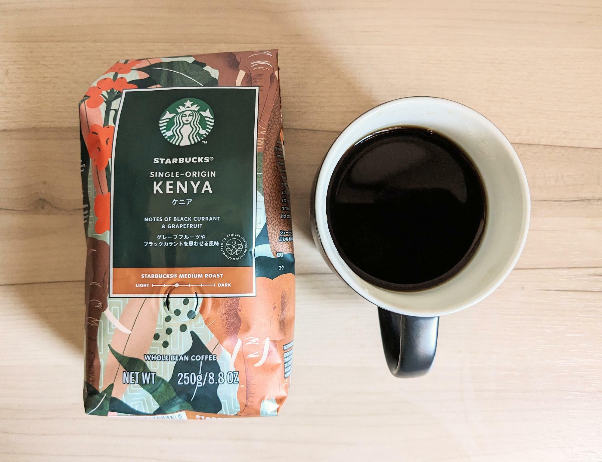 スターバックス CORE COFFEE「ケニア」のドリップコーヒー