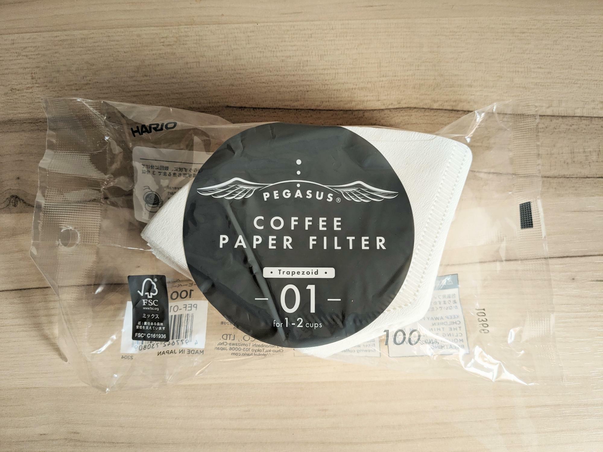HARIO（ハリオ）ペガサスコーヒーペーパーフィルター01