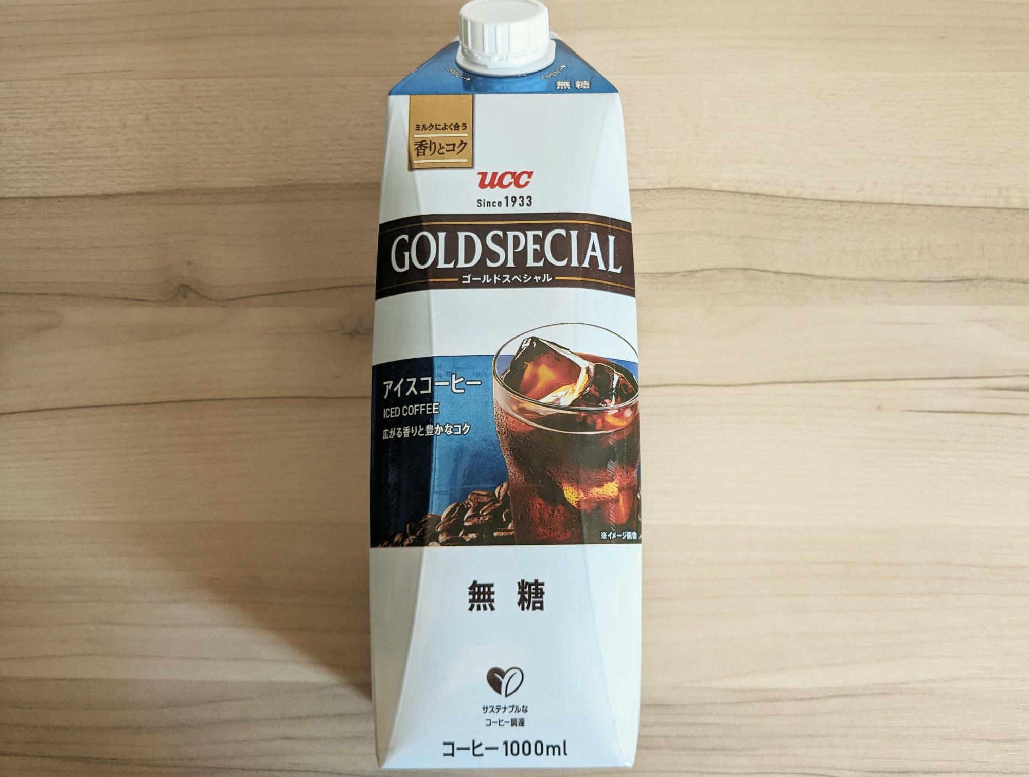 UCC ゴールドスペシャル アイスコーヒー 無糖 1,000m