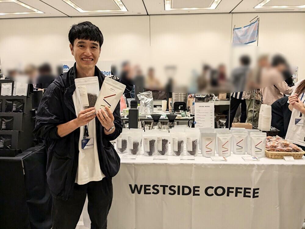 WESTSIDE COFFEE 西方さん　写真撮影：筆者