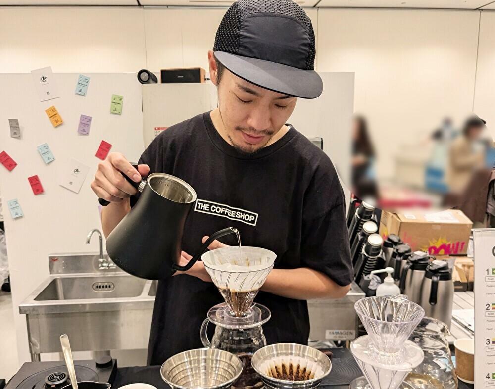 THE COFFEESHOPの萩原さん　写真撮影：筆者