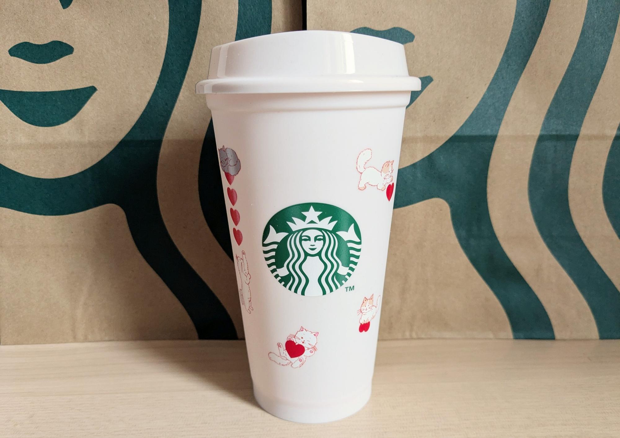 スターバックス バレンタイン2025リユーザブルカップ 473ml