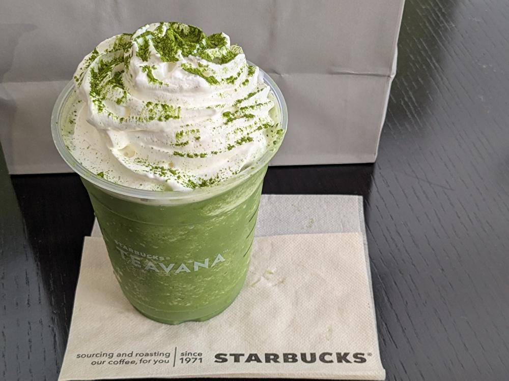 抹茶フラペチーノ様 スターバックスから『抹茶玄米茶 もち フラペチーノ®』期間限定