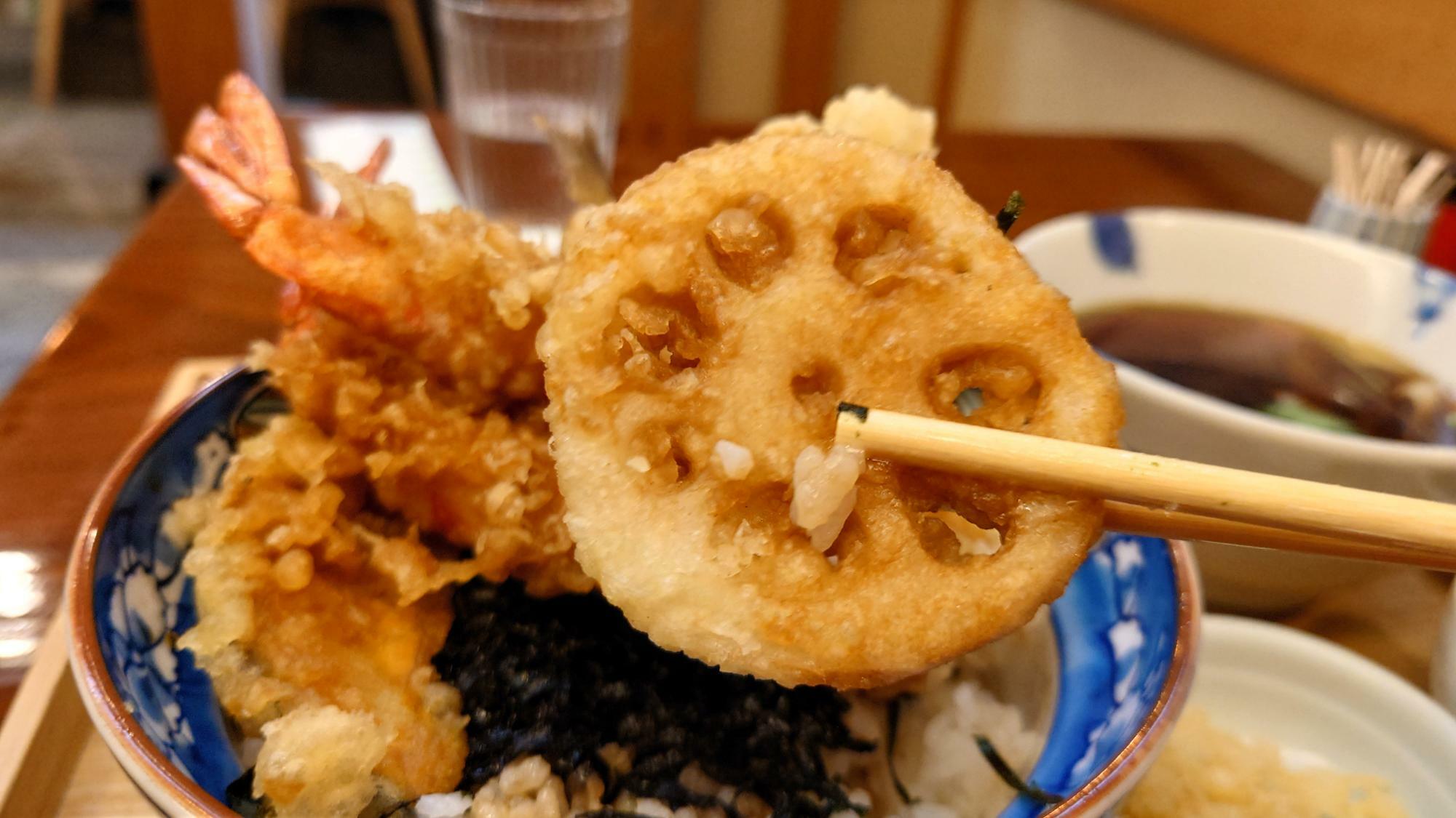 レンコンの天ぷら